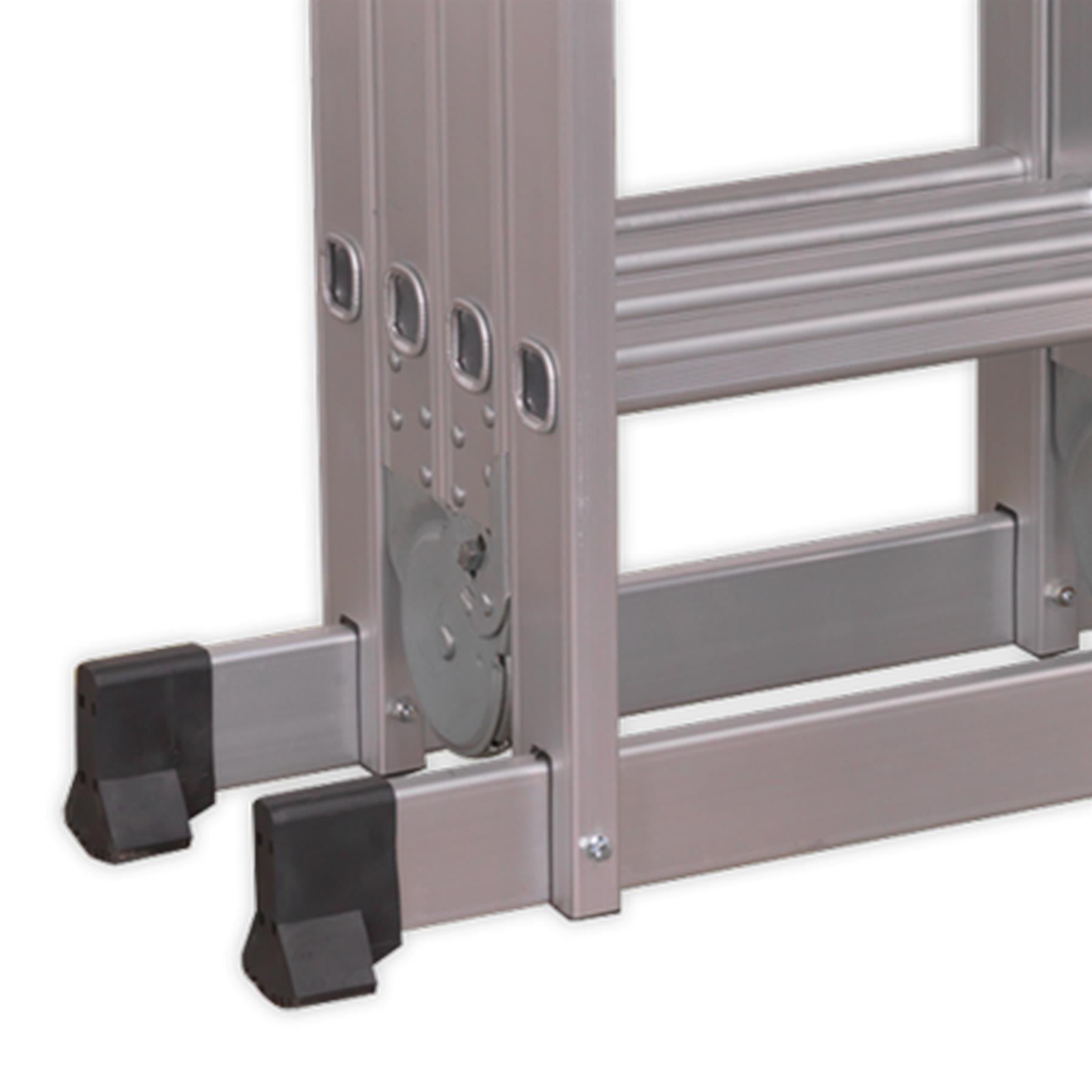 Sealey Aluminium Folding Platform Ladder 4-Way EN 131