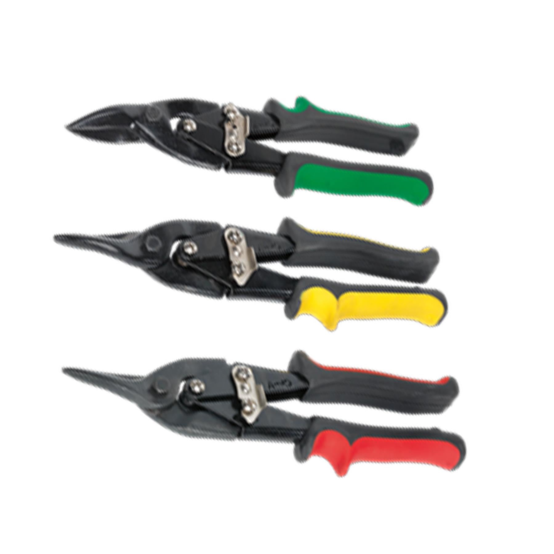 Sealey Aviation Tin Snips Set 3pc