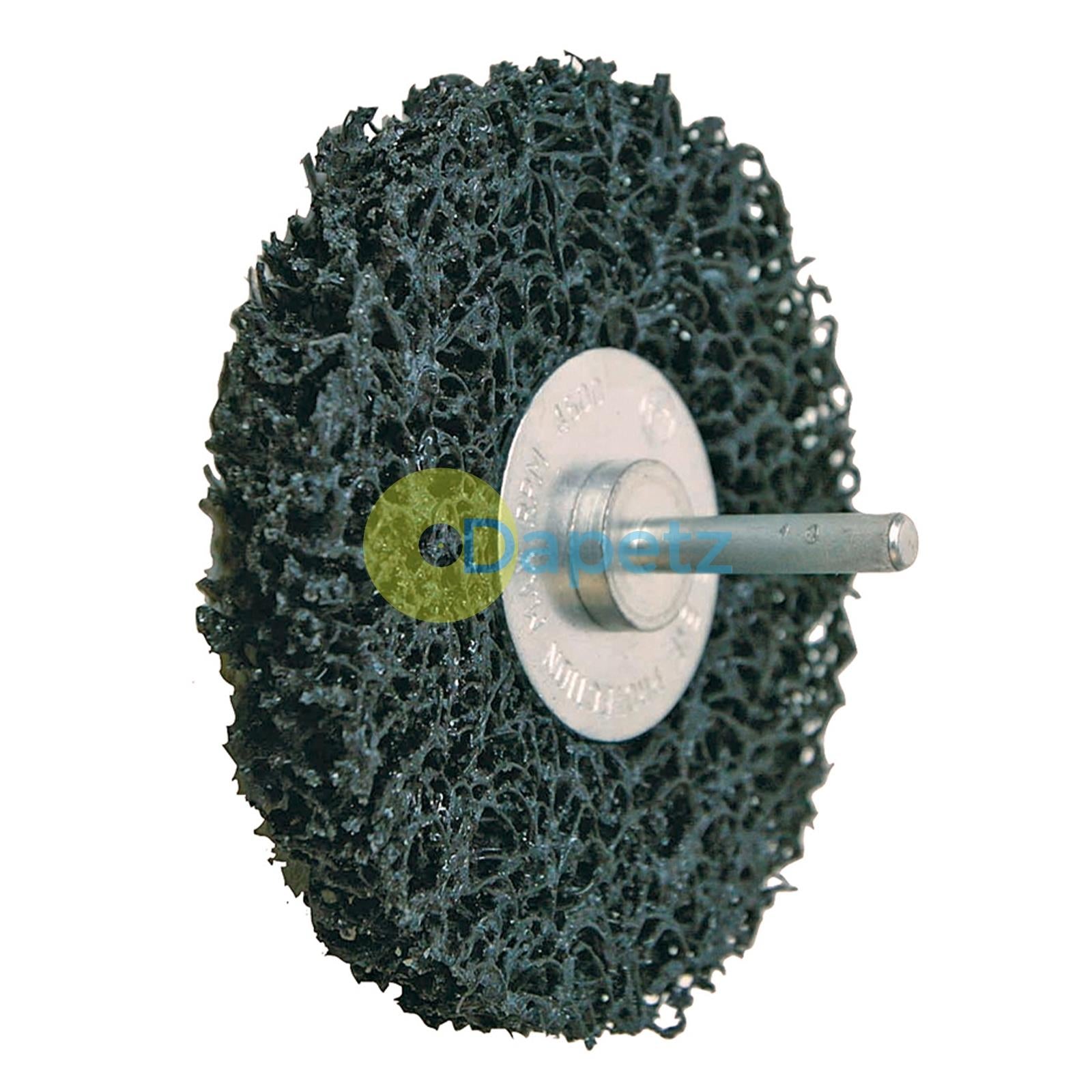 100mm RUST & PAINT REMOVER Heavy Duty Nylon Grinder Wheel/Disc Drill 6mm Shank