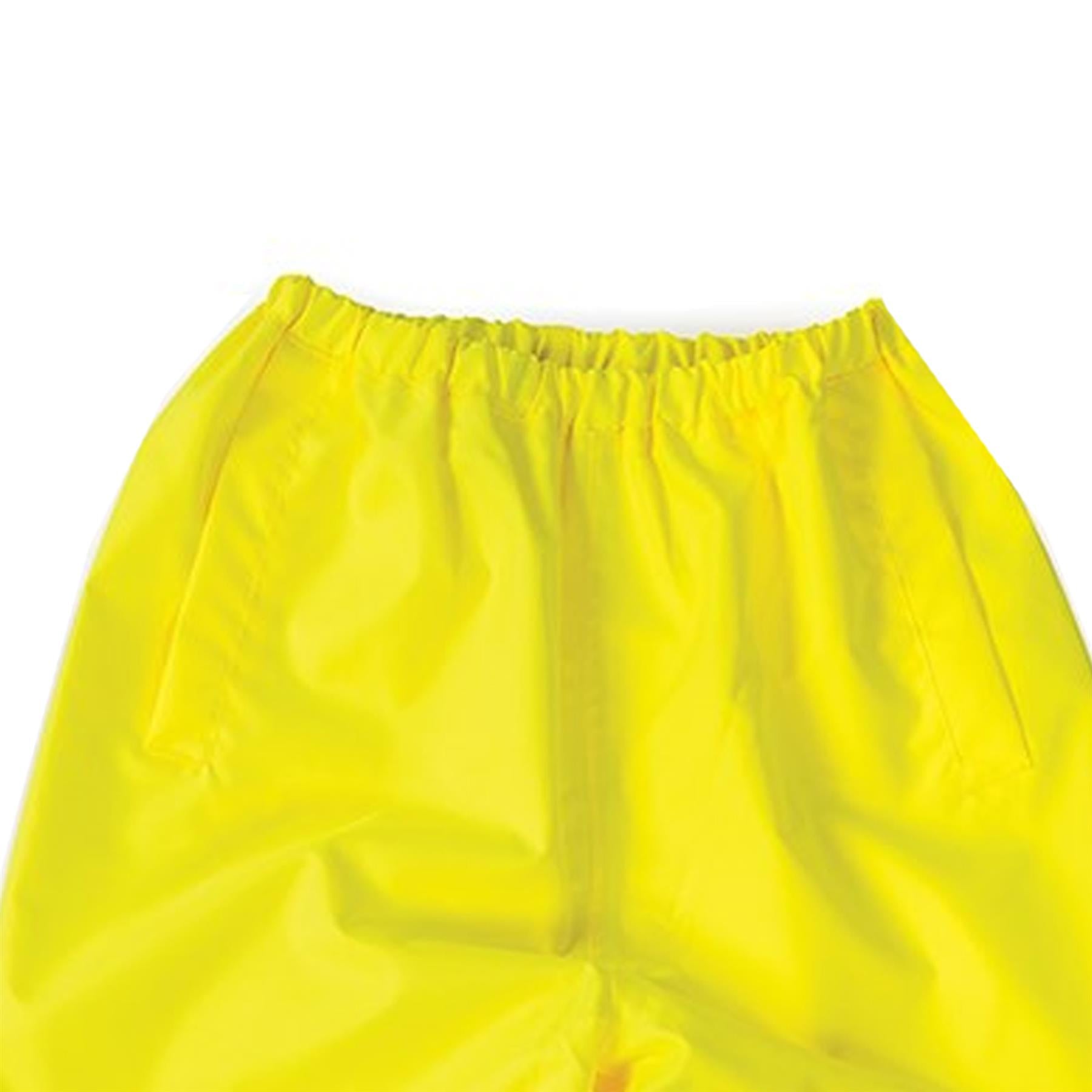 Tough Grit Waterproof Rain Over Trouser High Vis Mens Elastic Pant XXL