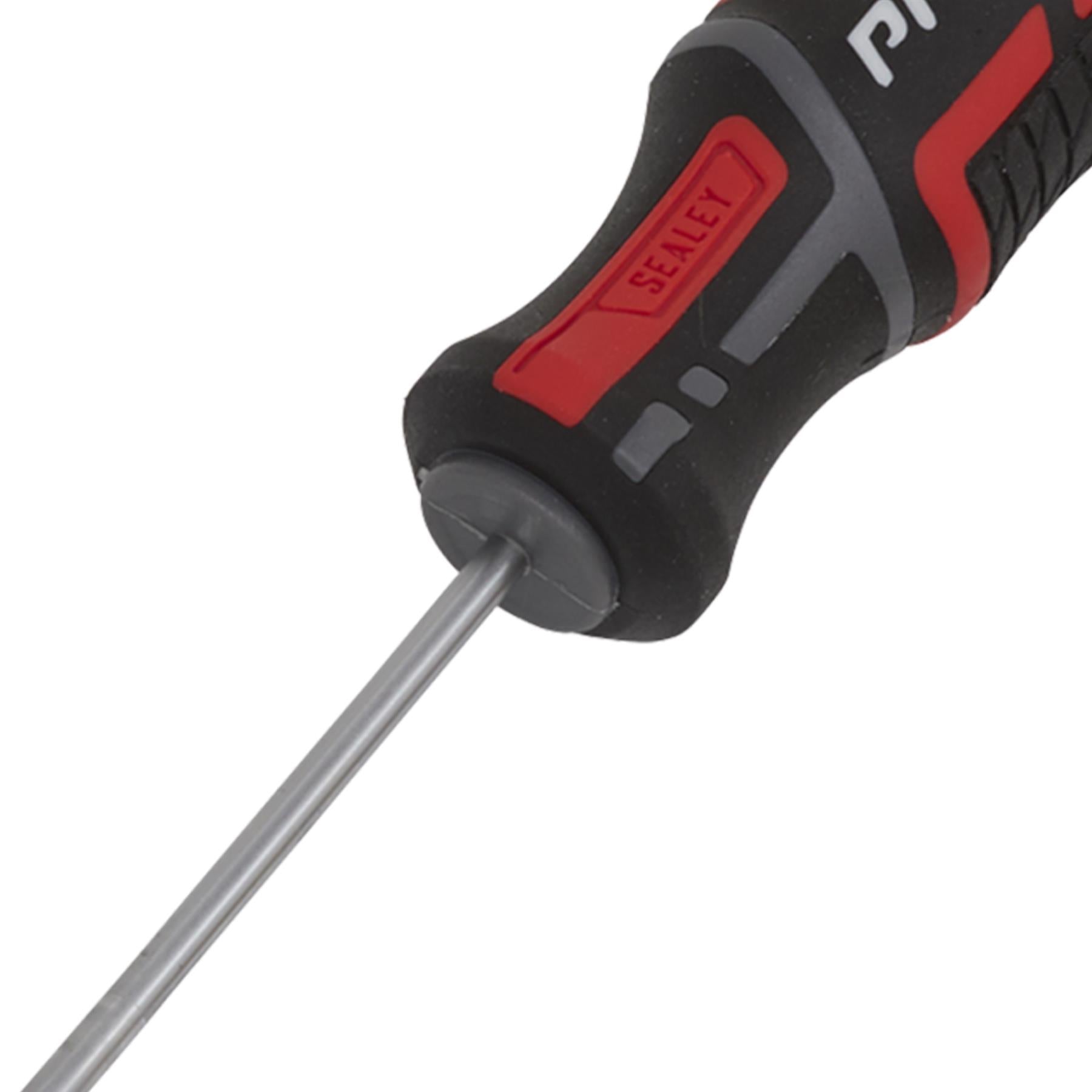 Sealey Screwdriver Pozi #0 x 75mm GripMAX Premier Hand Tool