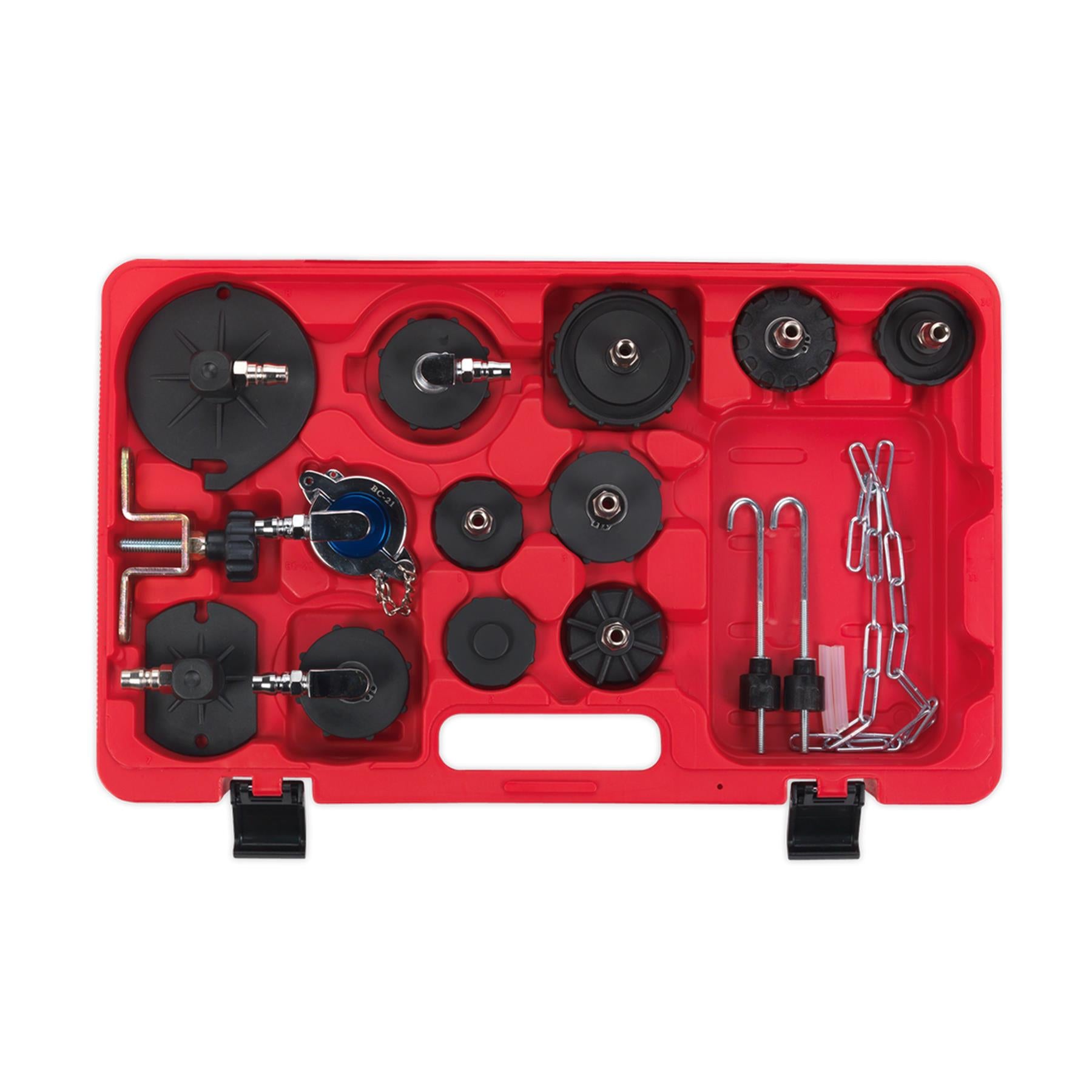 Sealey Brake & Clutch Bleeder Cap Set Comprehensive - VS0204B