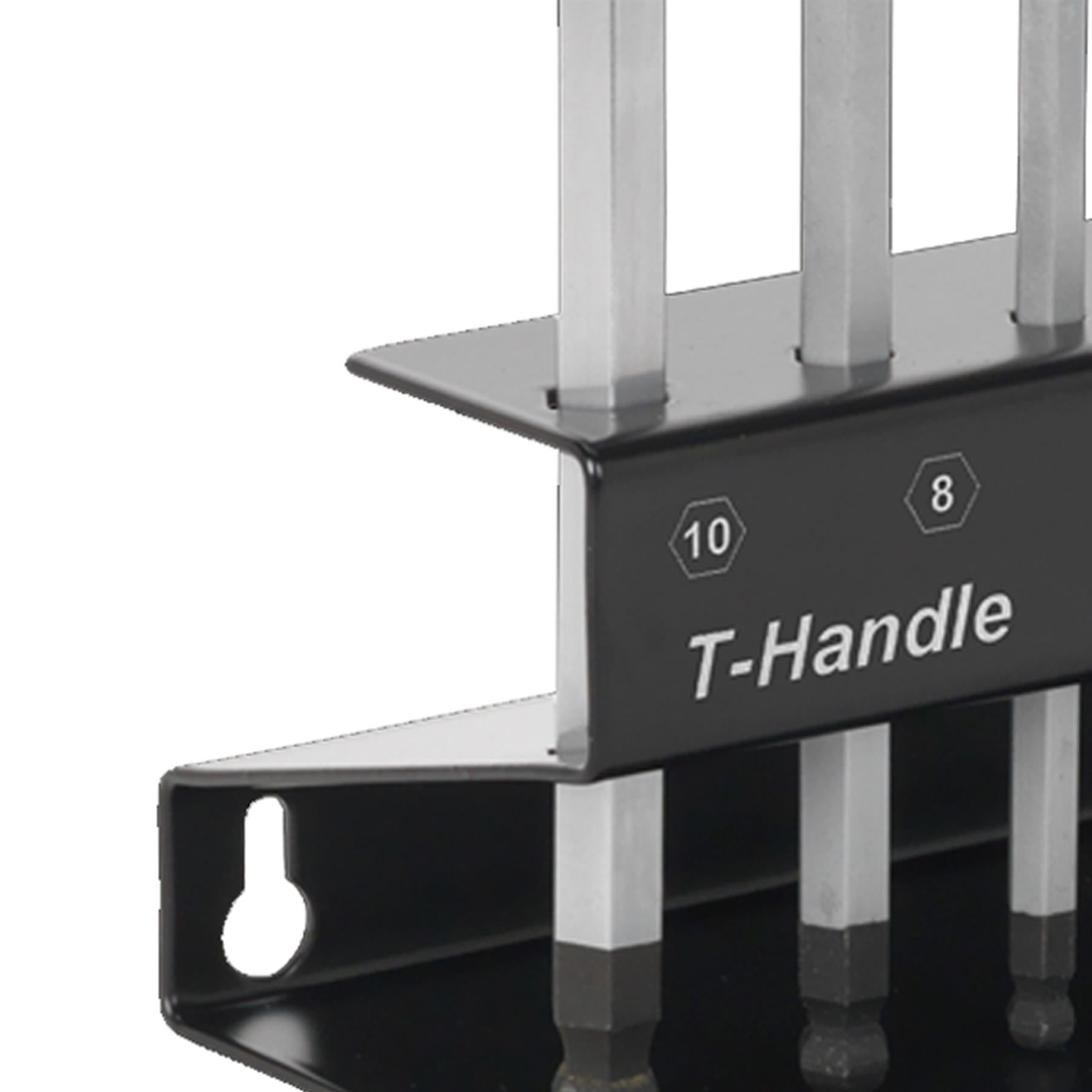 Sealey Ball-End Hex Key Set 8pc T-Handle Metric