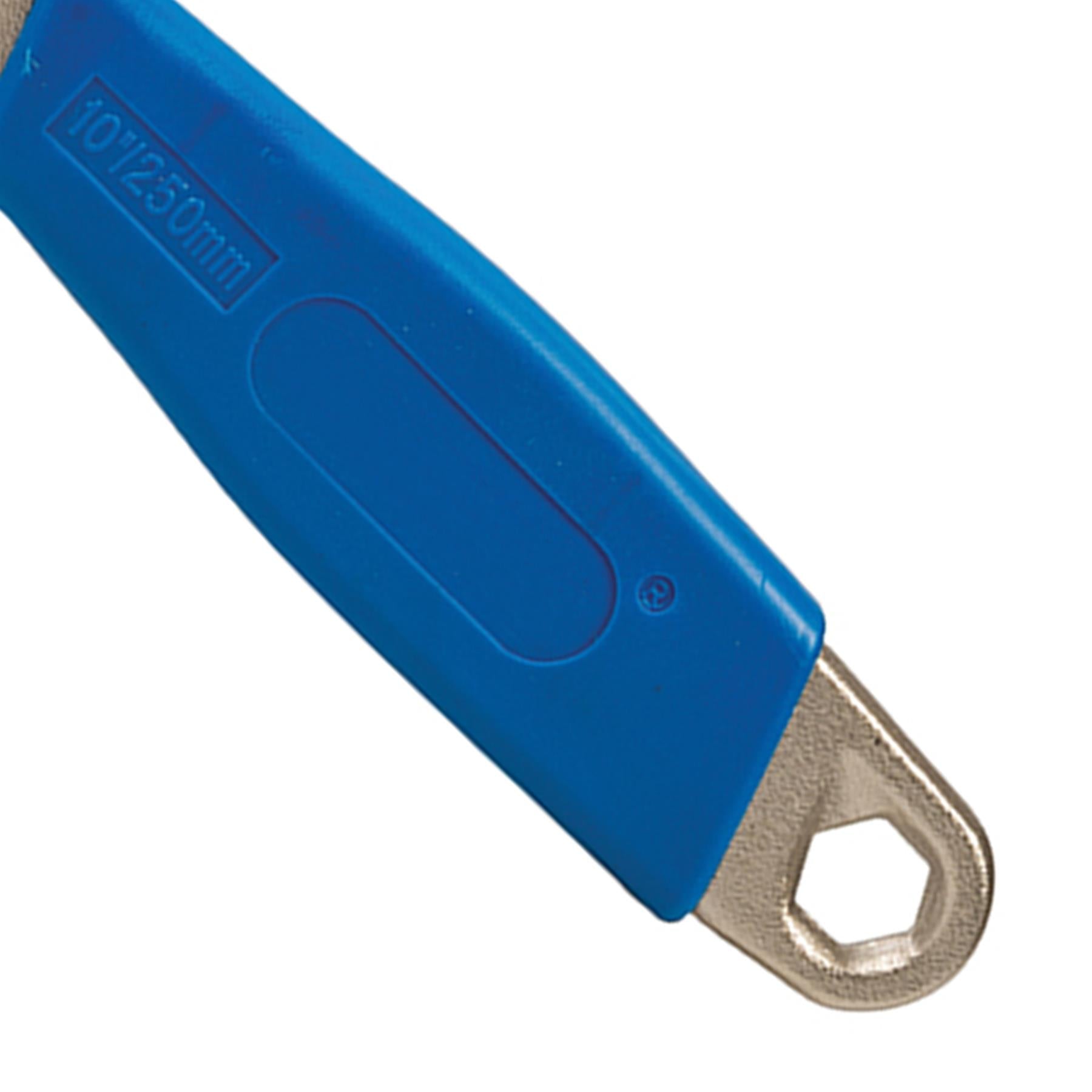 Adjustable Wrench 250mm Length - Jaw 27mm Chrome-Plated Carbon Steel