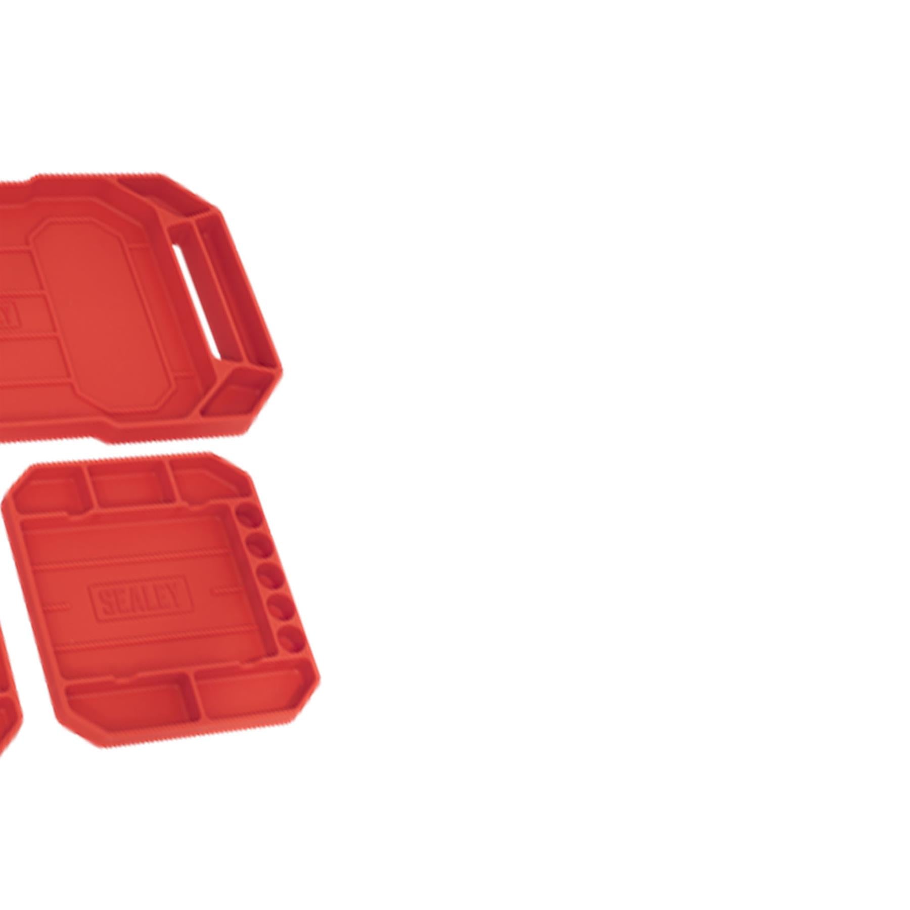 Sealey Flexible Tool Trays Non-Slip - Pack of 3
