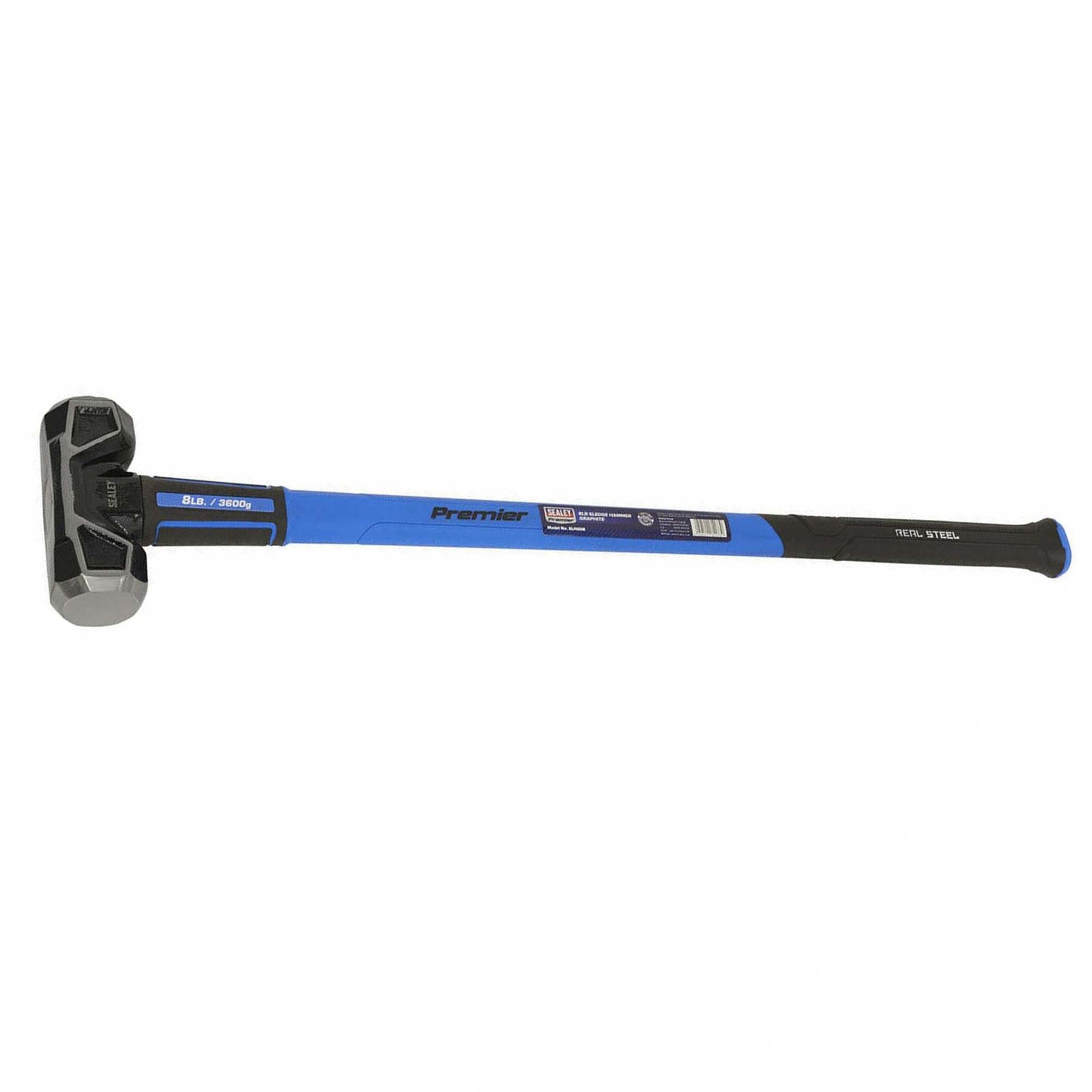Sealey Sledge Hammer with Fibreglass Shaft 8lb