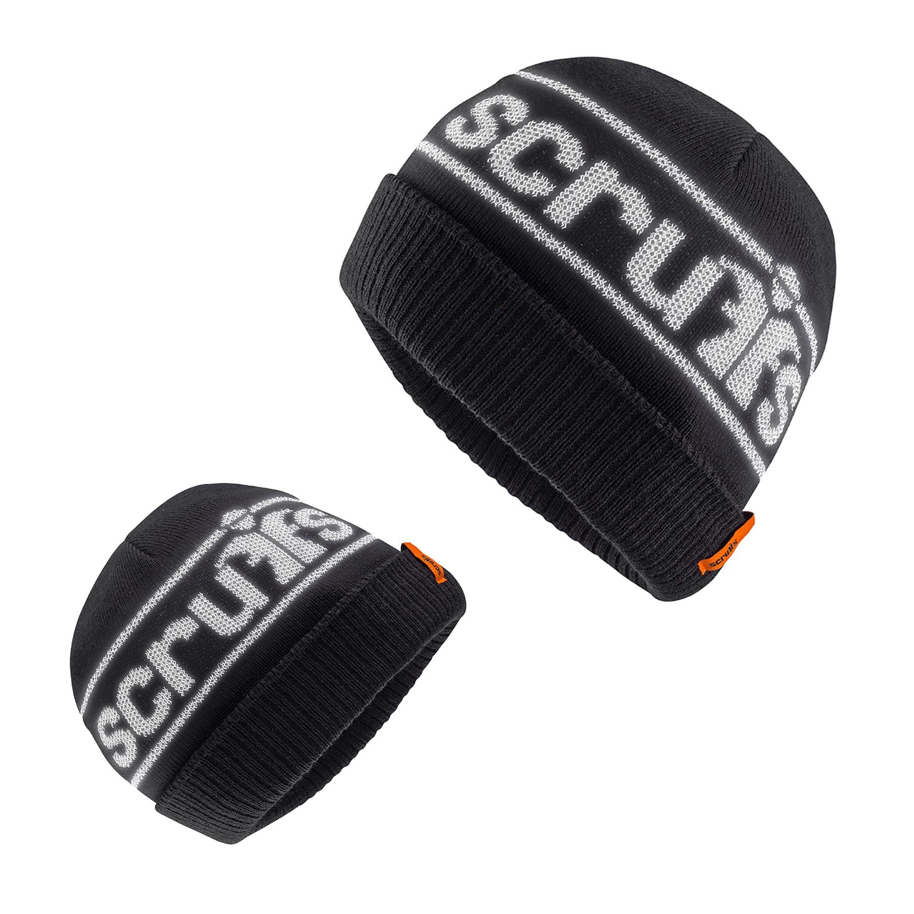 Scruffs Trade Reflective Beanie Reflective Black