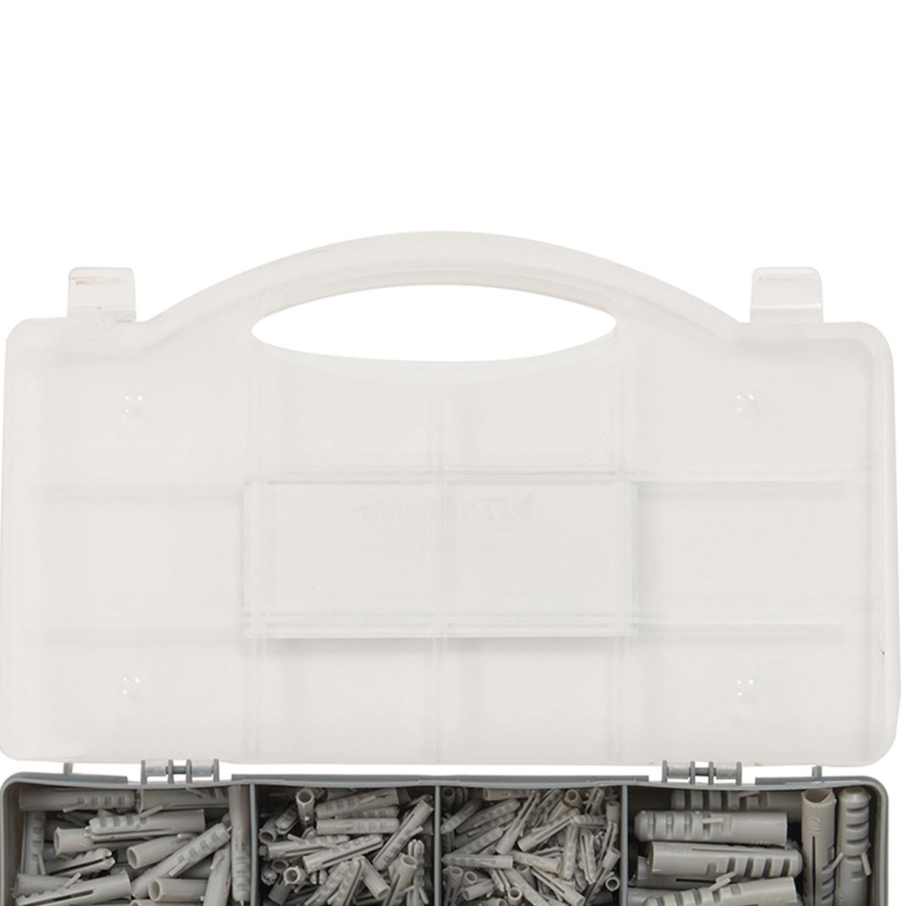 330Pce Wall Plugs Assortment Pack High-Strength Slimline Nylon Plugs 2-Way