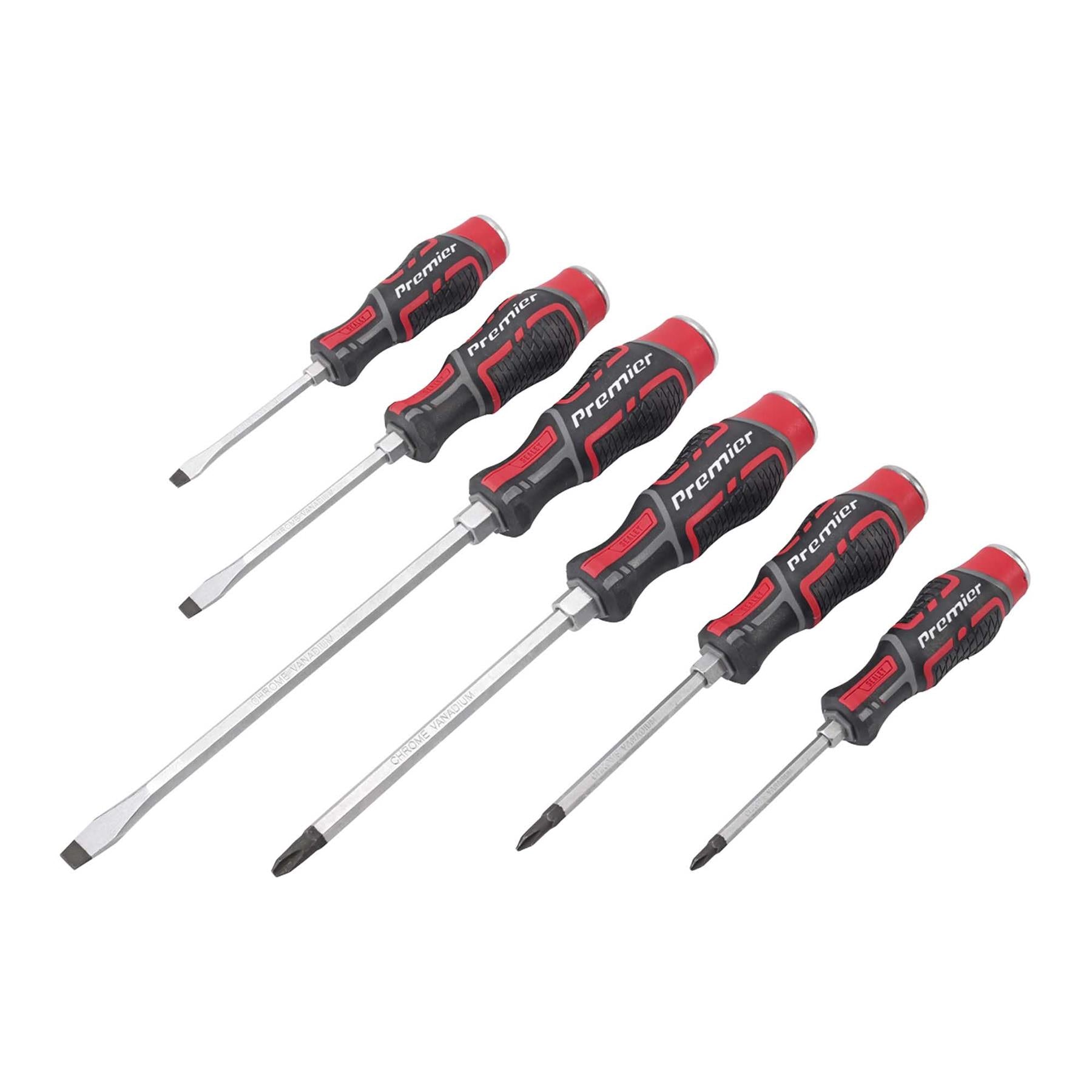 Sealey Hammer-Thru Screwdriver Set 6pc