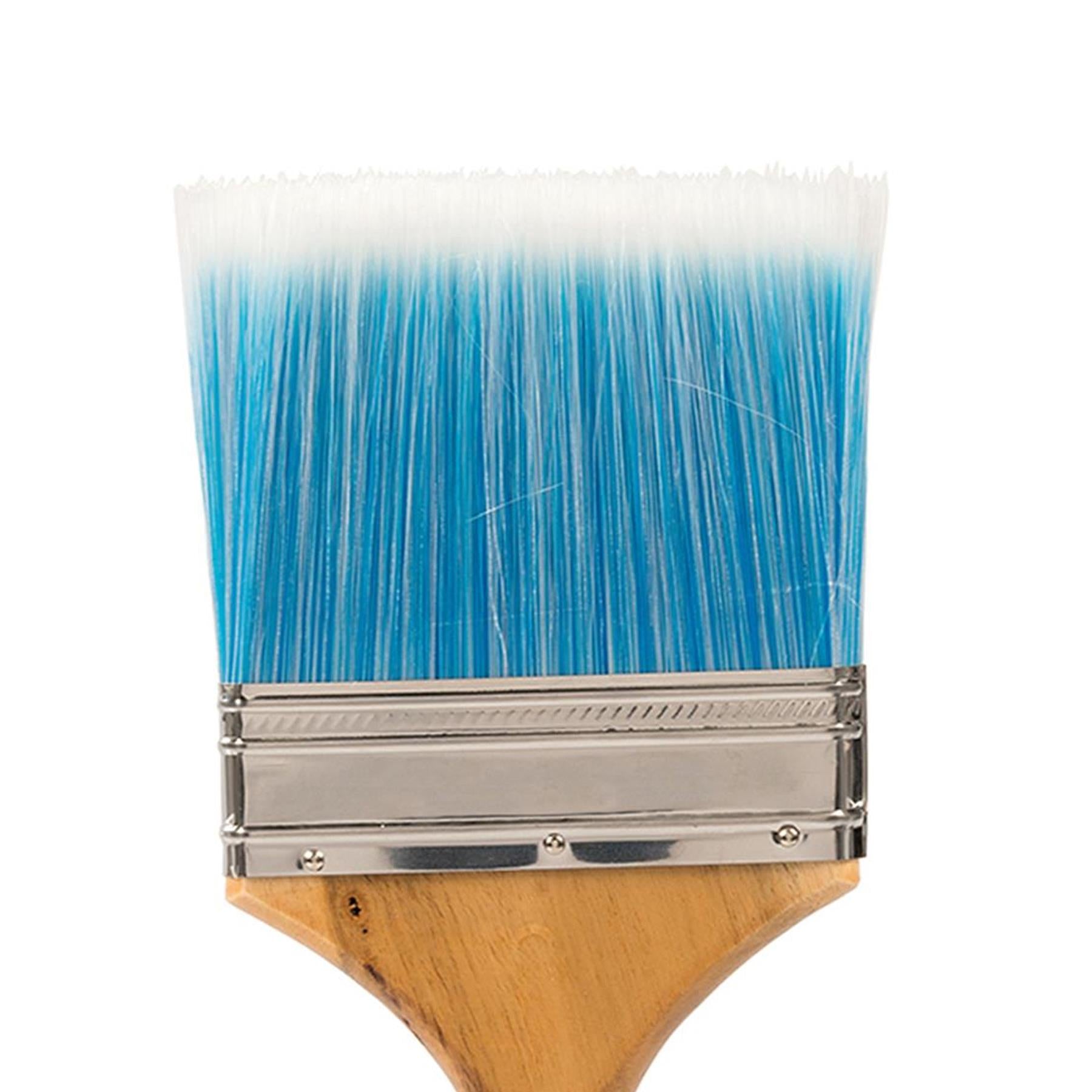 Synthetic "Bristle" Paint Brush For Smooth Finish For Emulsion Wood 100mm