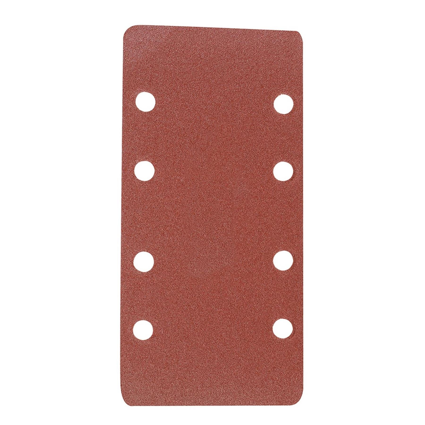 10 x 1/3 Punched Sanding Sheets, 93 x 190mm Sandpaper Pads Sander Hook and Loop 60 Grit