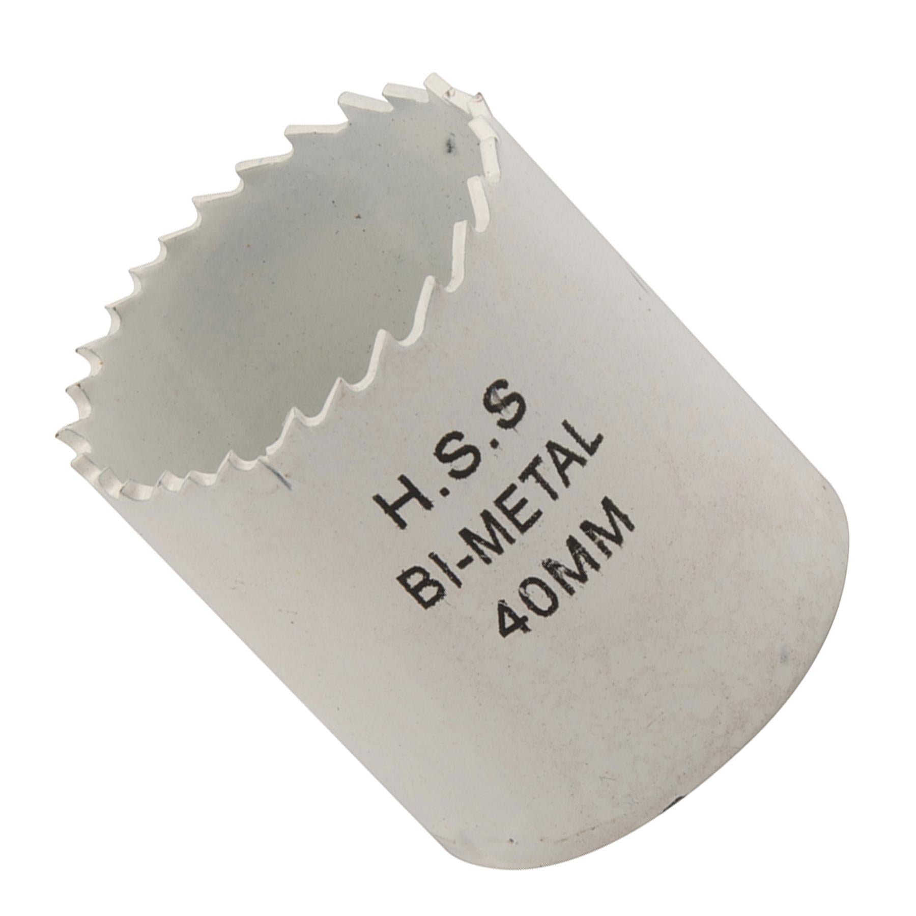 Heavy Duty Bi-Metal Holesaw 40mm Variable Pitch Steel Wood Metal Pvc Fast Clean