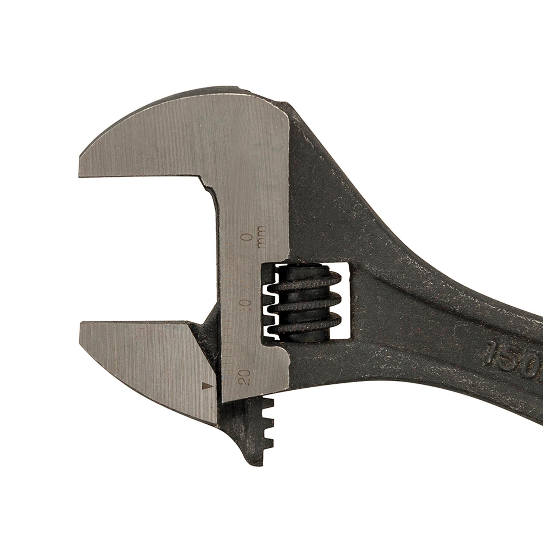 Expert Adjustable Wrench 150mm Length - Jaw 17mm Laser-Marked Graduations