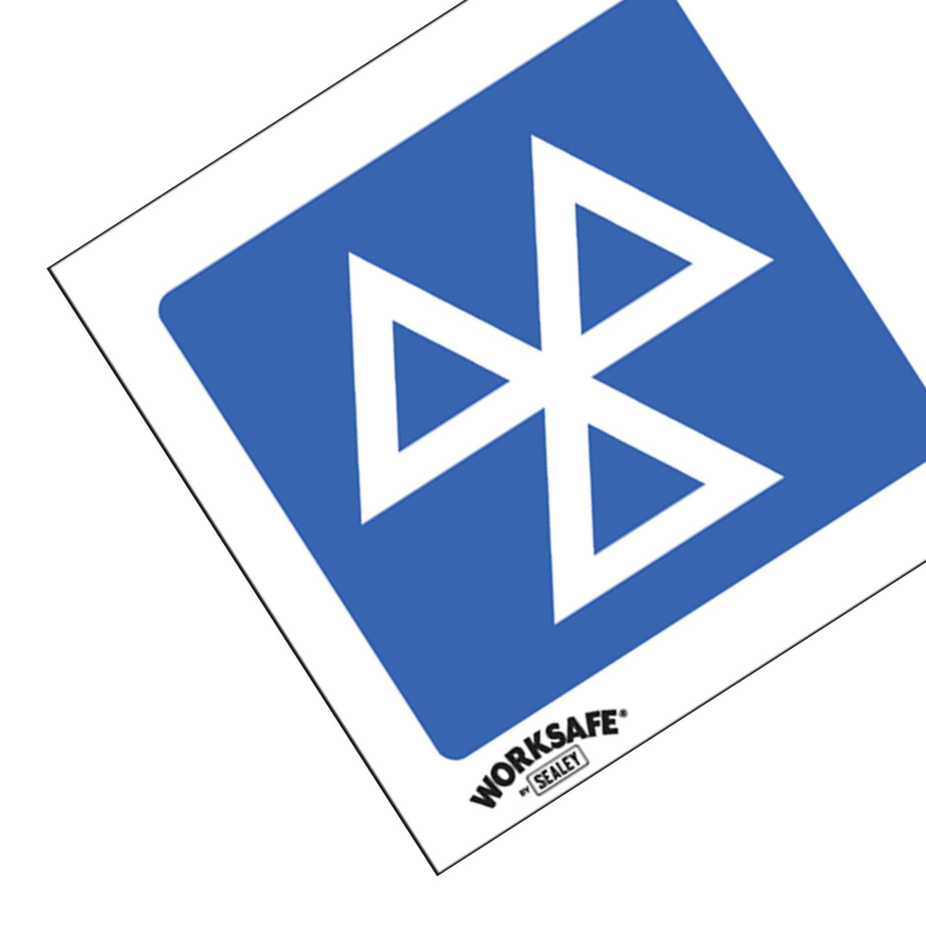 Sealey Safety Sign - MOT Viewing Area - Self-Adhes. - Pack of 10