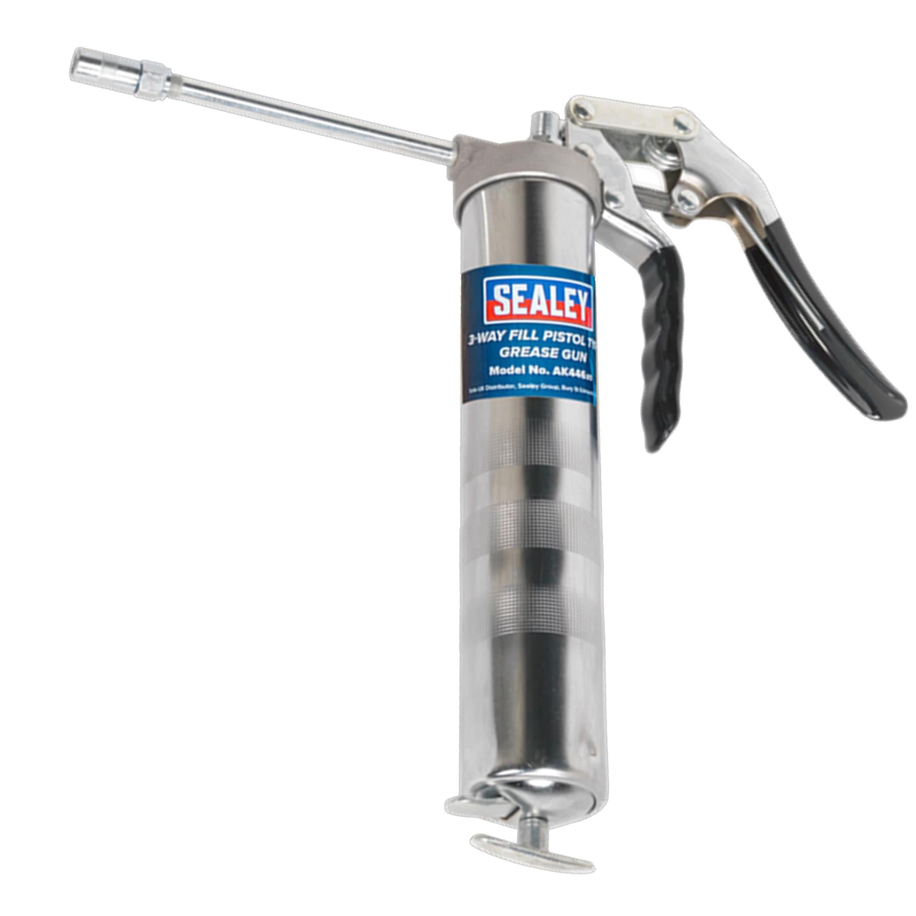 Sealey Pistol Grip Grease Gun Pistol Type Greaser 4500 PSI 3 Way Fill AK446