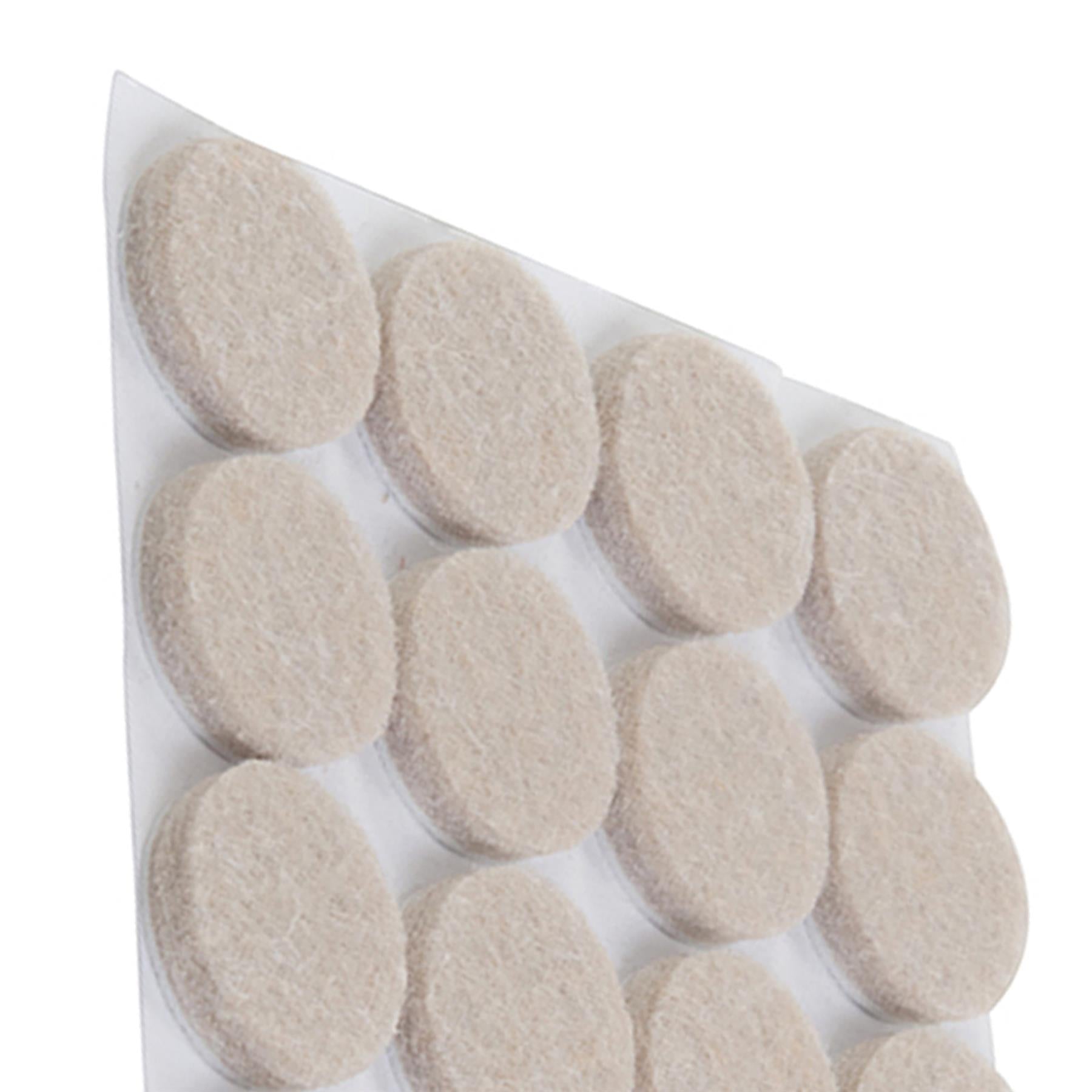 24Pk Self Adhesive Felt Pads Protectors - 20mm Round Provides Smooth Protection