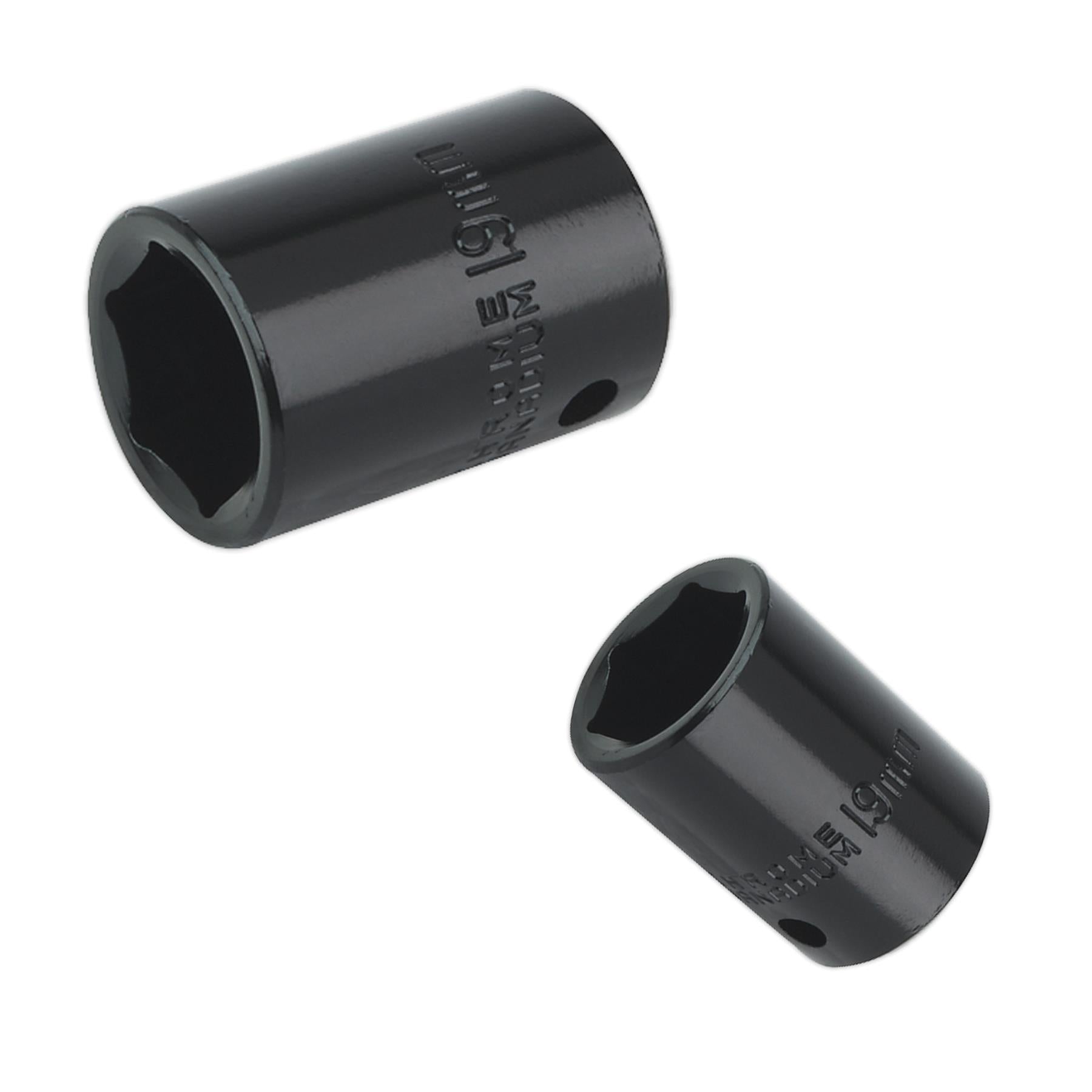 Sealey Impact Socket 19mm 1/2"Sq Drive