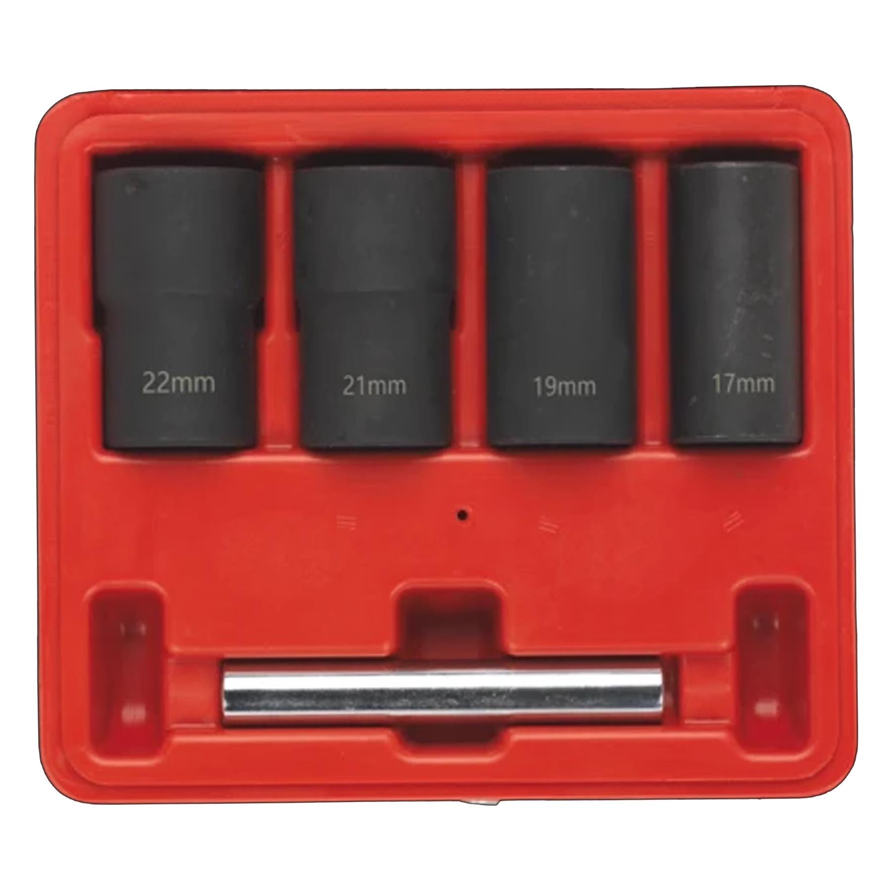 Sealey Locking Wheel Nut Removal Set 5pc 1/2"Sq Drive