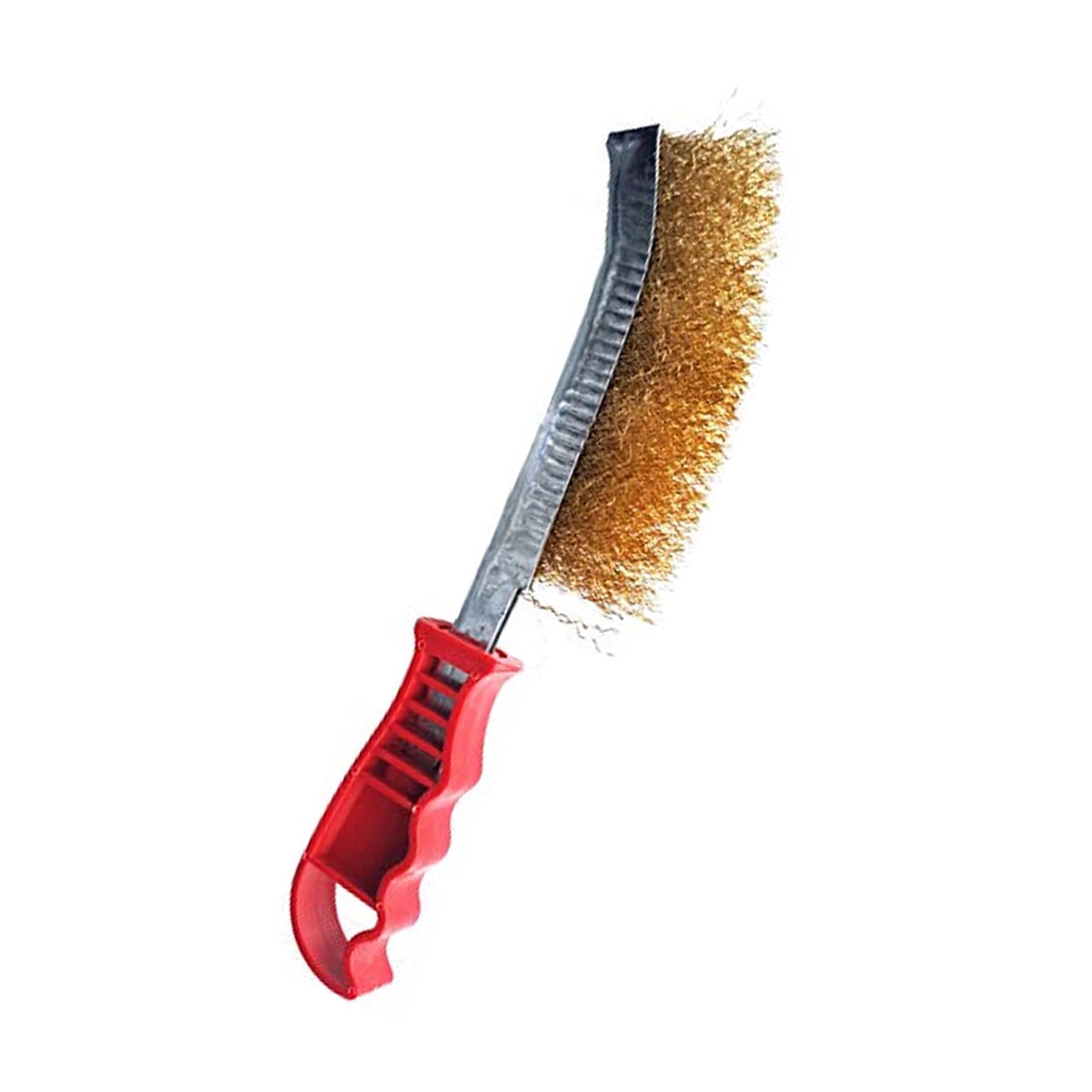 Hand Wire Brush Set 265mm / 125mm 3-Piece Set 1 Steel Brush, 1 Brass Brush, 1 Stainless Steel Brush