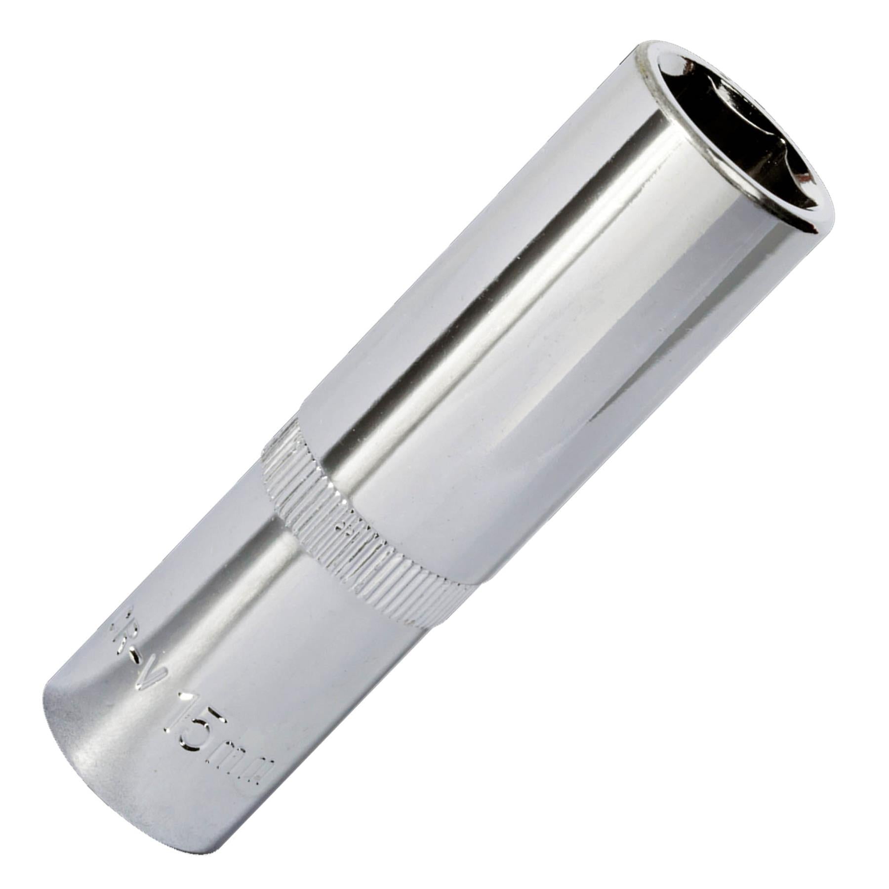 Sealey WallDrive Socket 15mm Deep 1/2"Sq Drive Fully Polished