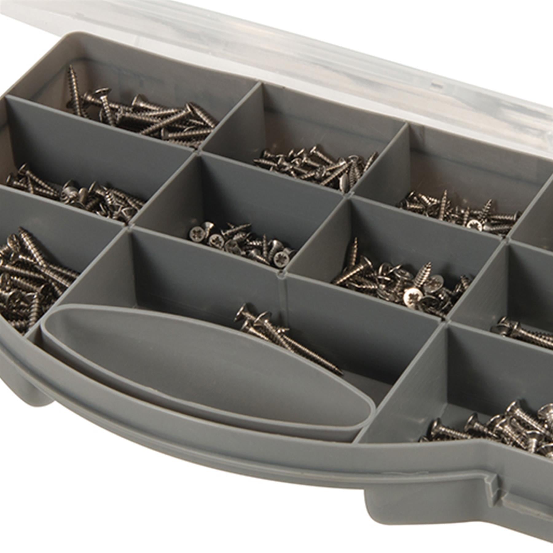 570Pce A2 Stainless Steel Self-Tappers Pack A2 Stainless Steel Pzd Countersunk