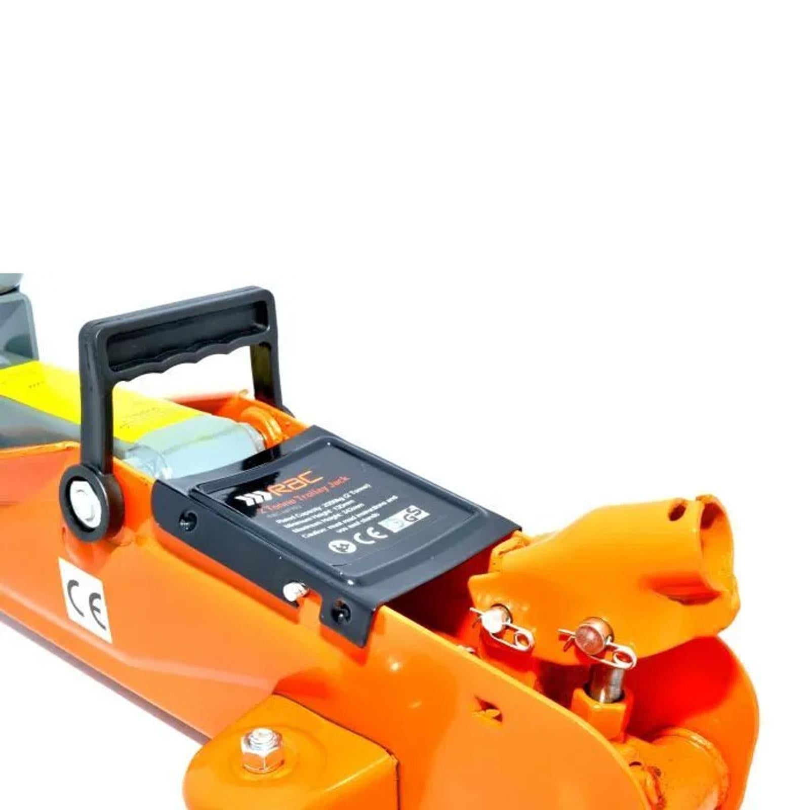 2 Tonne Ton Light Floor Jack In An Easy Carry Case , Boot Home Car