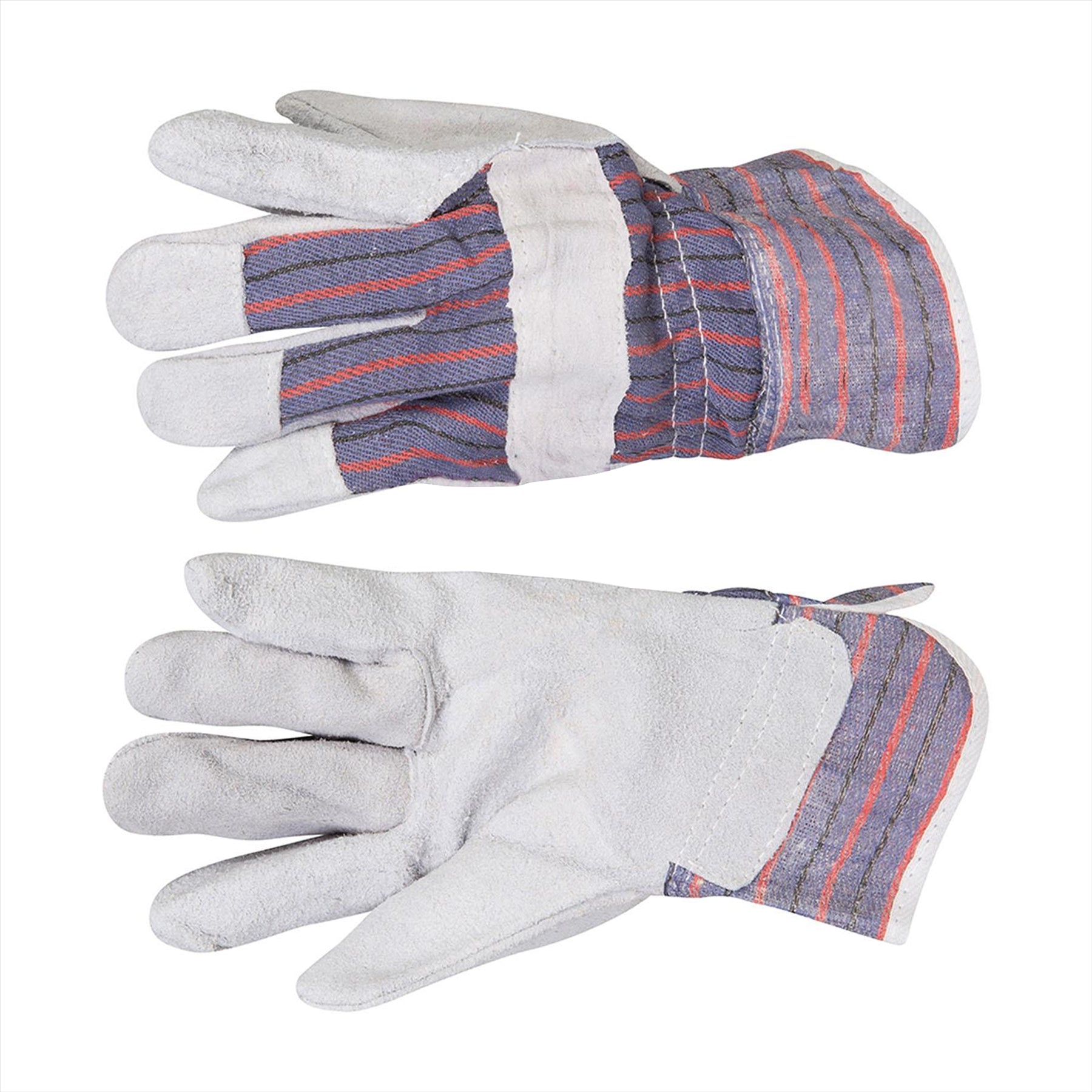 1 X Rigger Gloves Chrome Leather Quality Safety For Construction And General Use