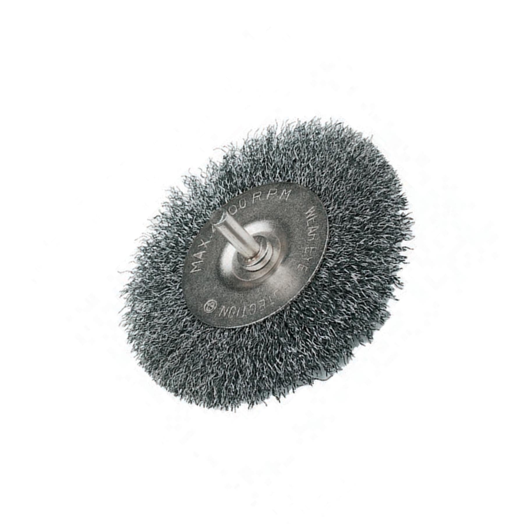 Rotary Steel Wire Wheel Brush 75mm Cleaning Descaling Deburring For Metal Stone