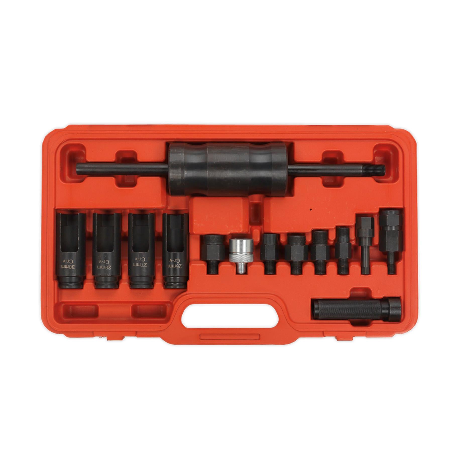 Sealey Diesel Injector Puller Set 14pc Fast & Safe Removal Storage Case