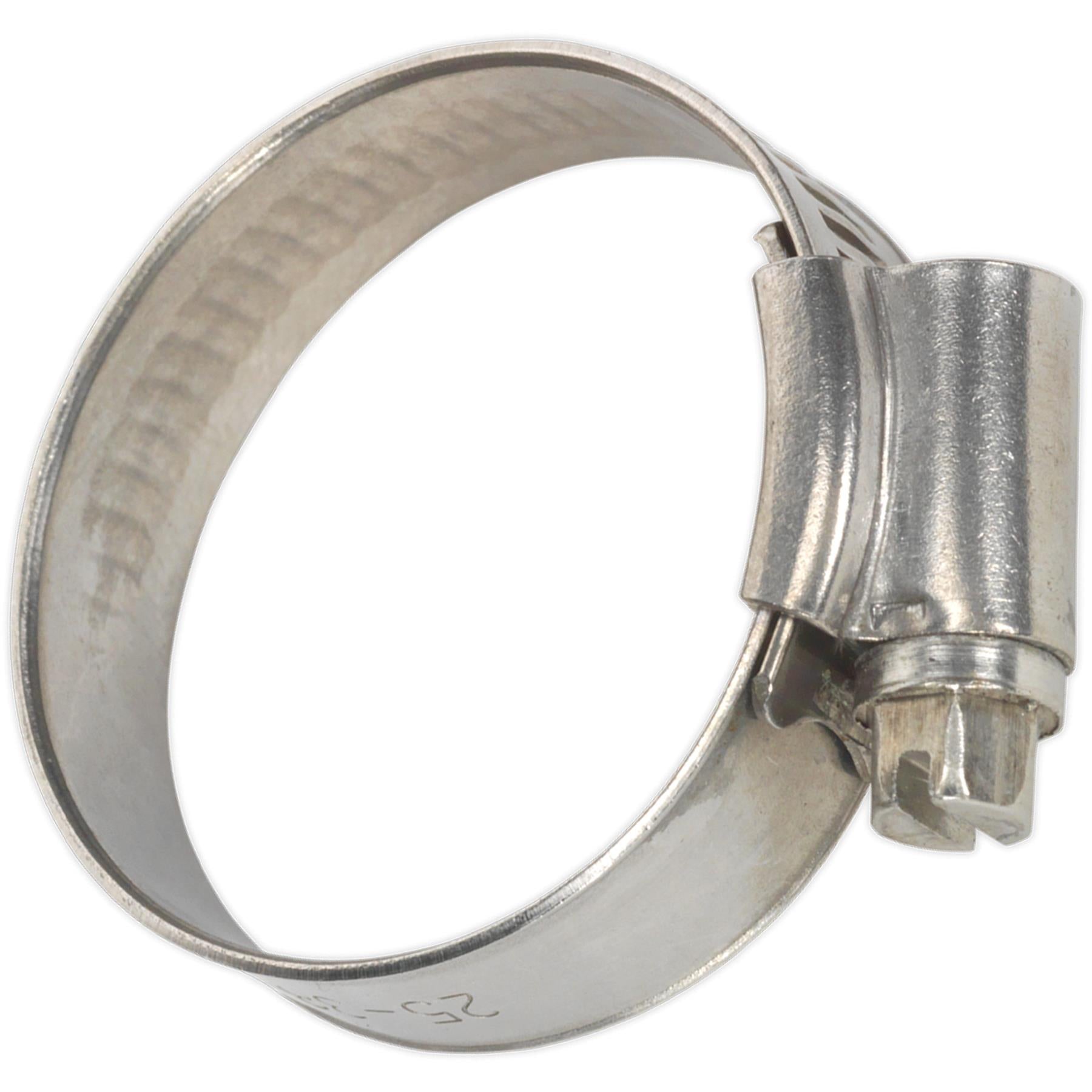 Sealey Hose Clip Stainless Steel 25-38mm Pack of 10
