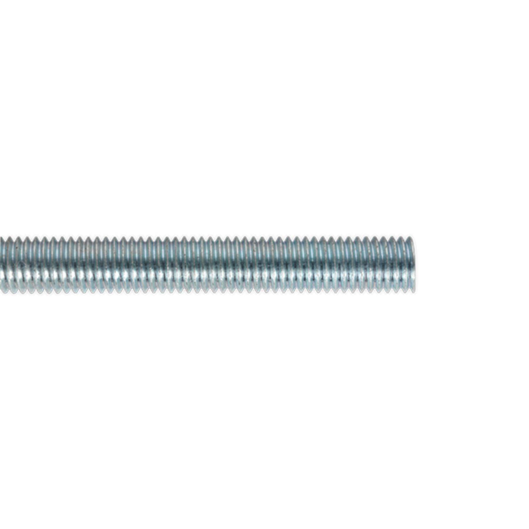 Sealey Studding M6 x 1m Zinc Pack of 5
