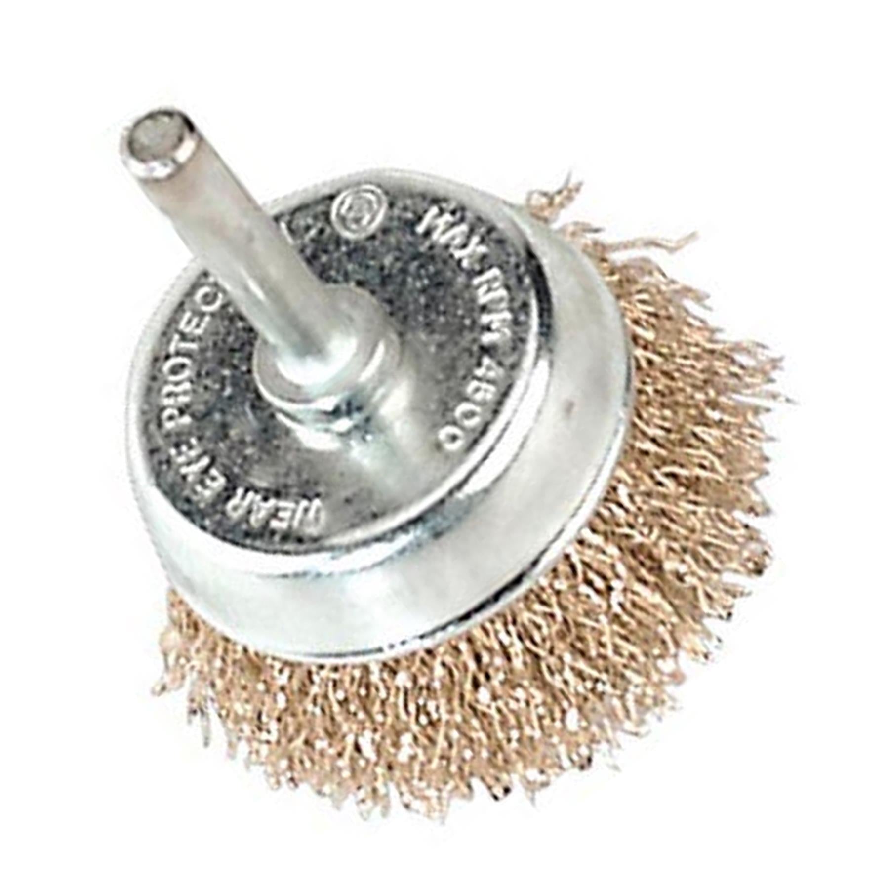 Sealey Wire Cup Brush 50mm with 6mm Shaft