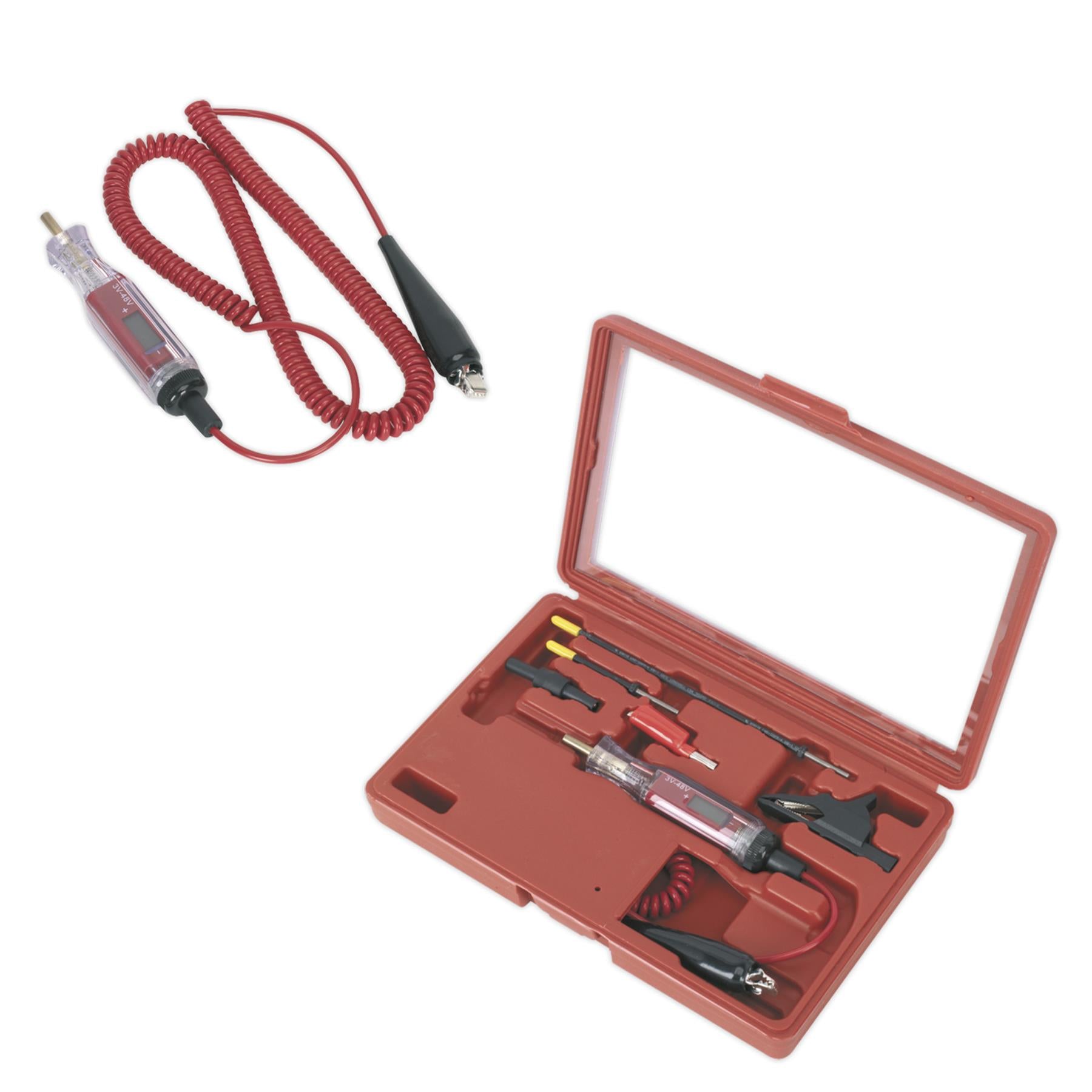 Sealey Integrated Test Light/Voltmeter 3-48V