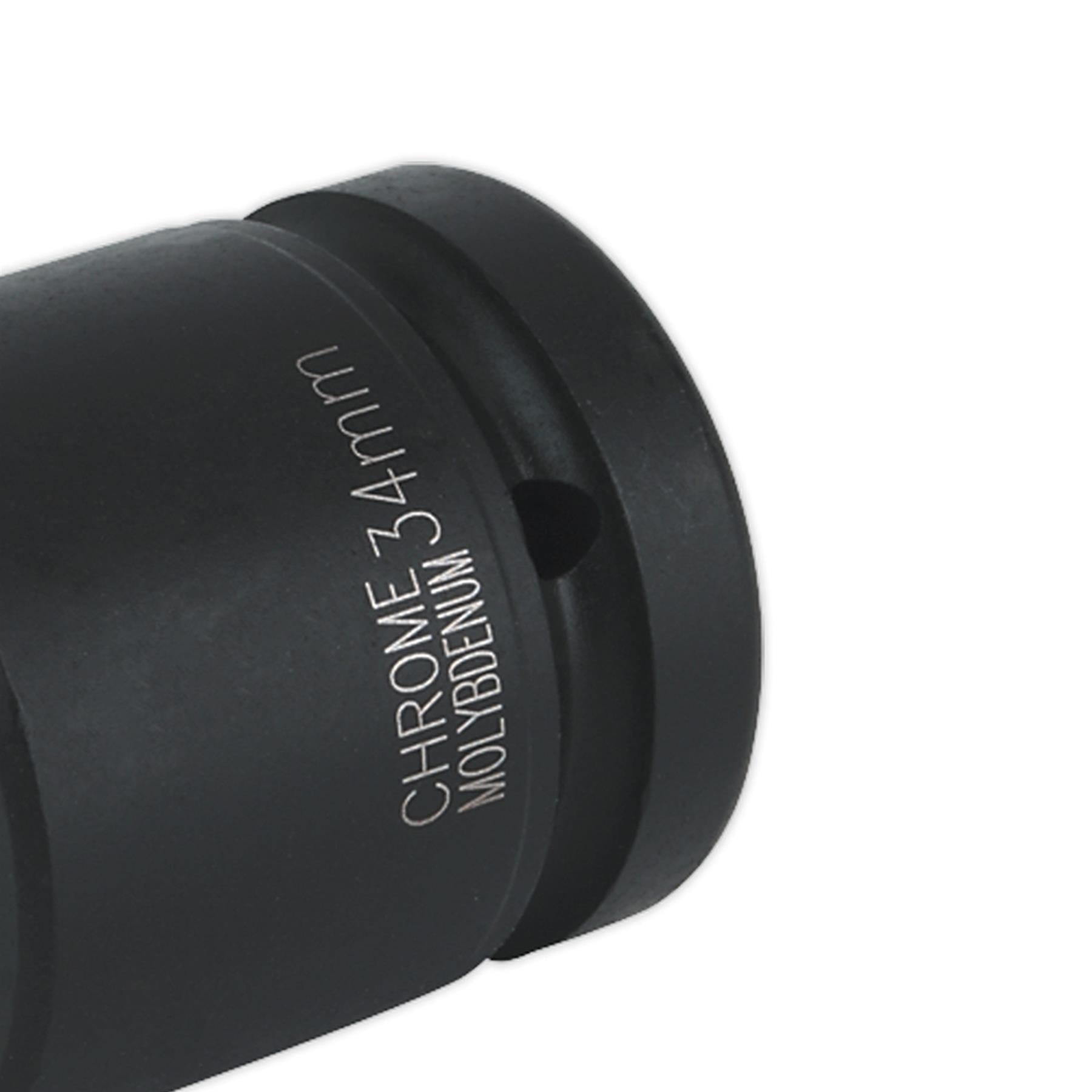 Sealey Impact Socket 34mm 1"Sq Drive
