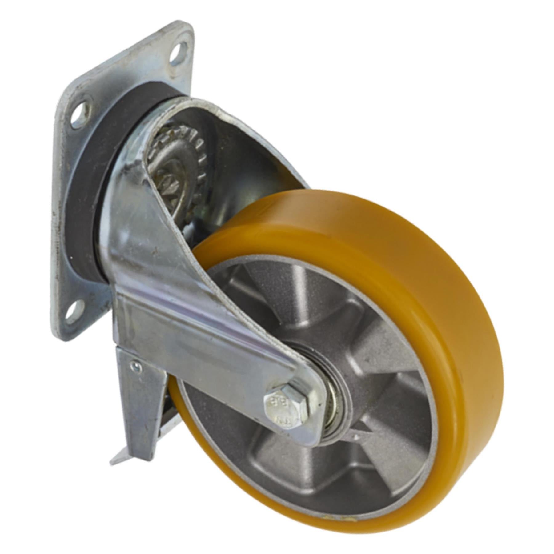 Sealey Castor Wheel Swivel Plate with Total Lock 160mm