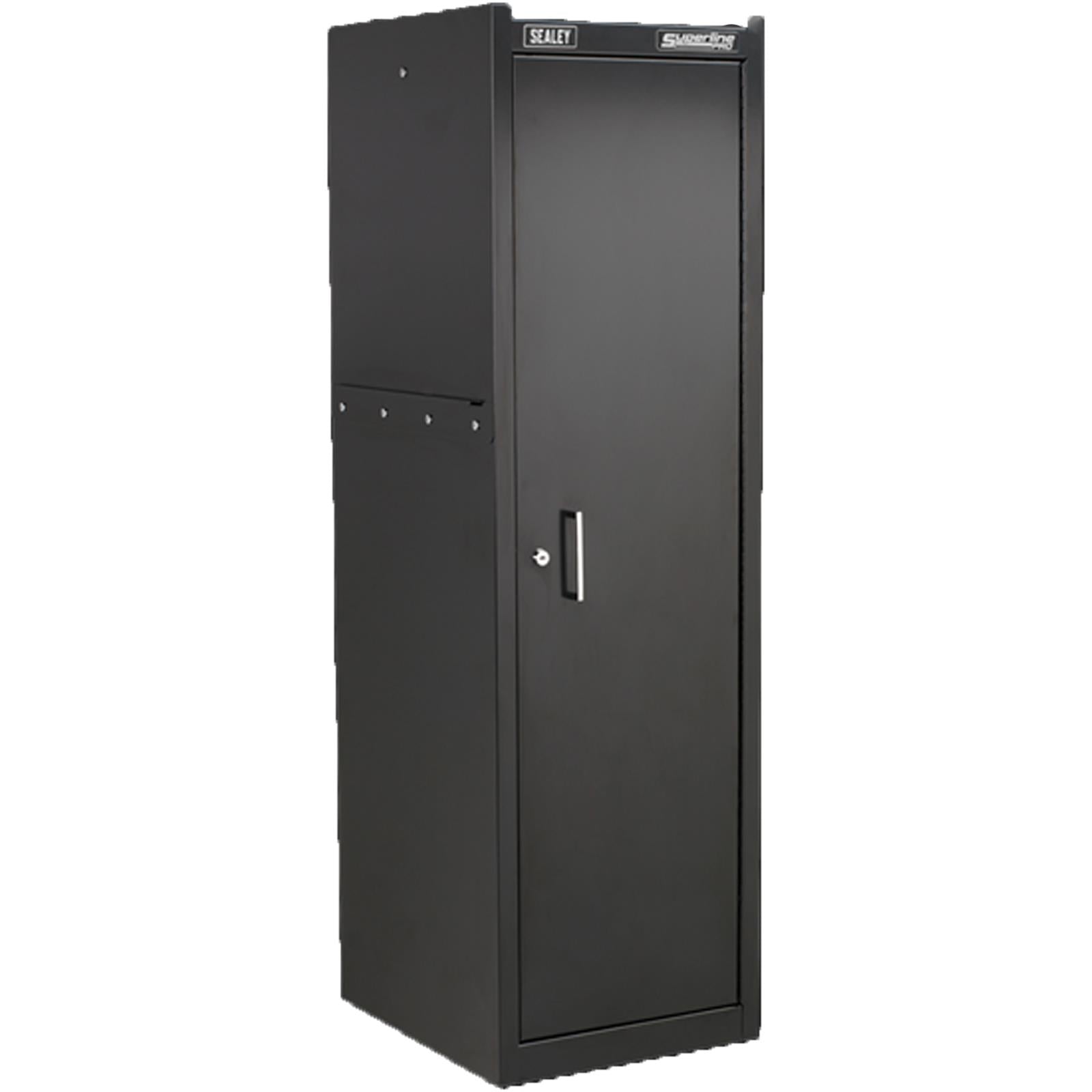 Sealey AP33519B Metal Tool Box Hang On Locker Side Cabinet Black with Drawer