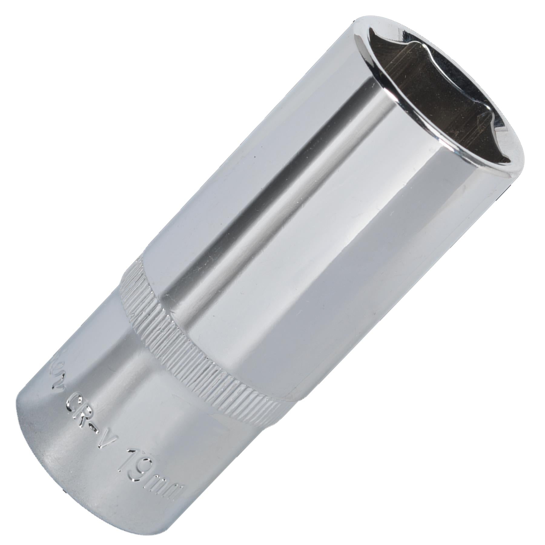 Sealey WallDrive Socket 19mm Deep 3/8"Sq Drive Fully Polished