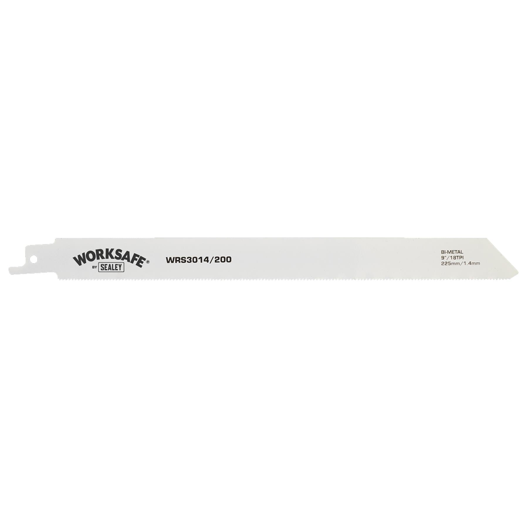 Sealey Reciprocating Saw Blade 225mm 18tpi - Pack of 5