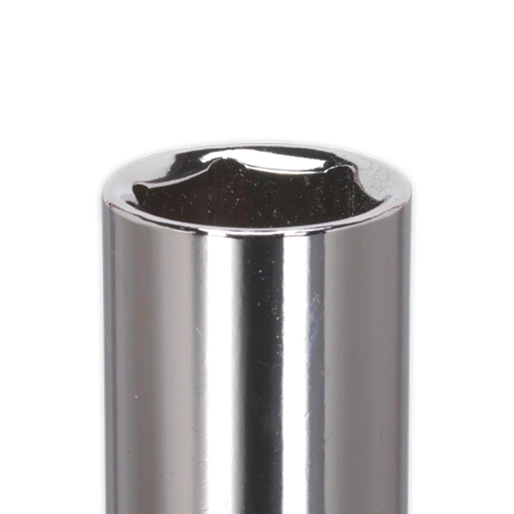 Sealey WallDrive Socket 17mm Deep 3/8"Sq Drive