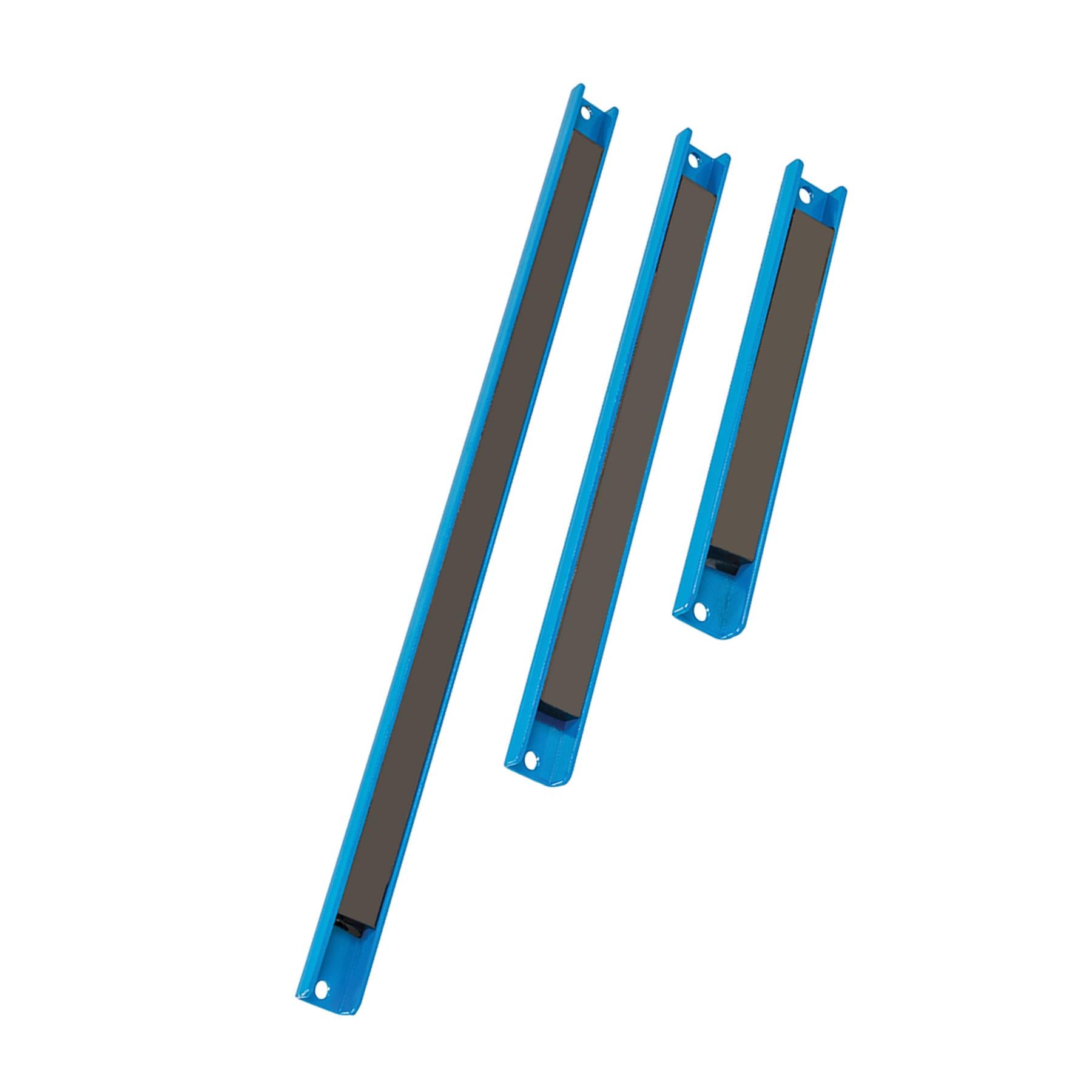 New Wall Mounted Mechanics 3 Pc Magnetic Tool Holder Rack Rail Set For Spanners