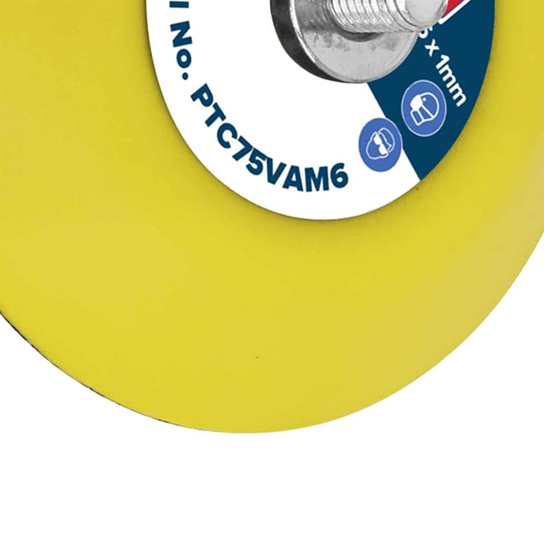 Sealey Hook-and-Loop Backing Pad 71mm M6 x 1mm