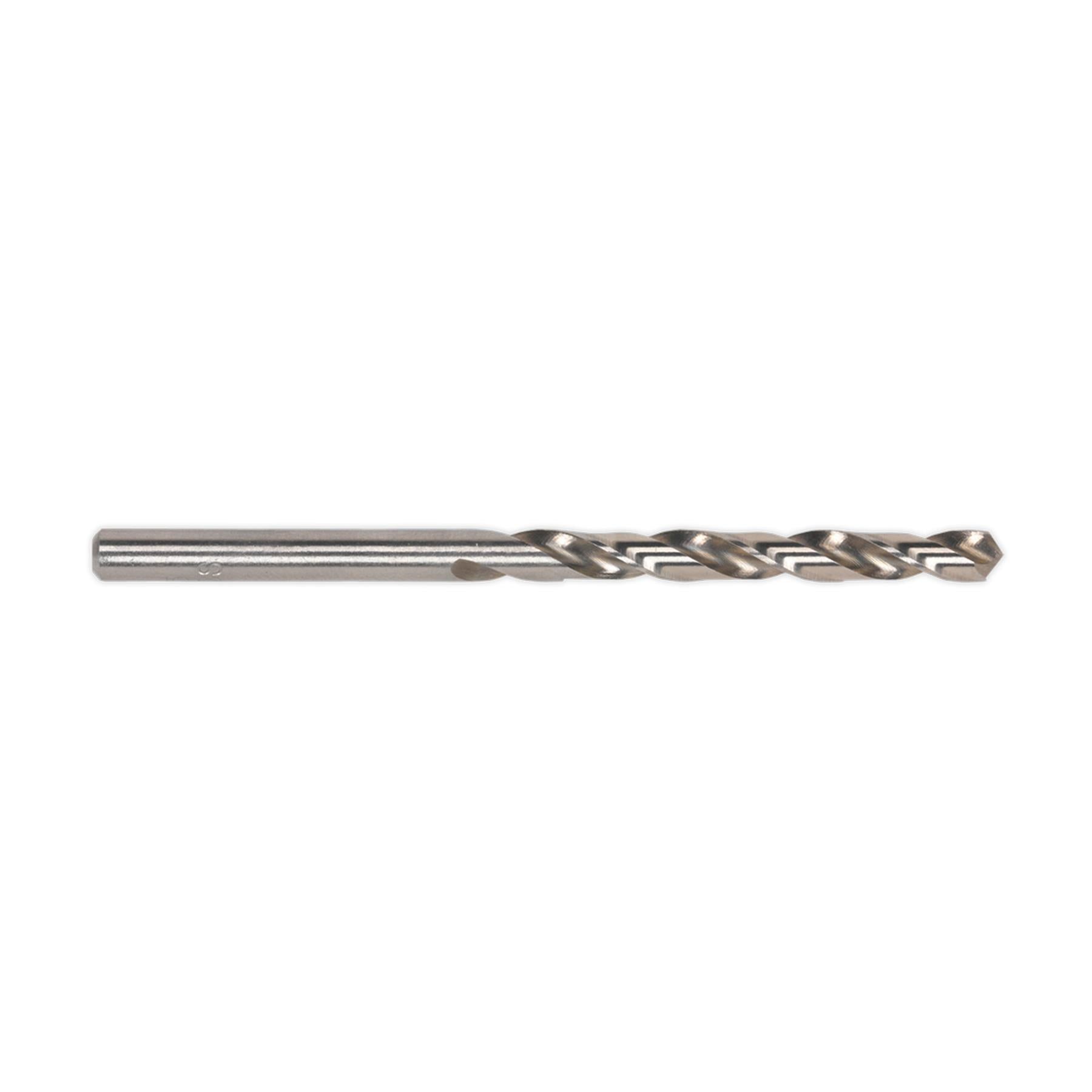 Sealey HSS Fully Ground Drill Bit Ø3.5mm Pack of 10