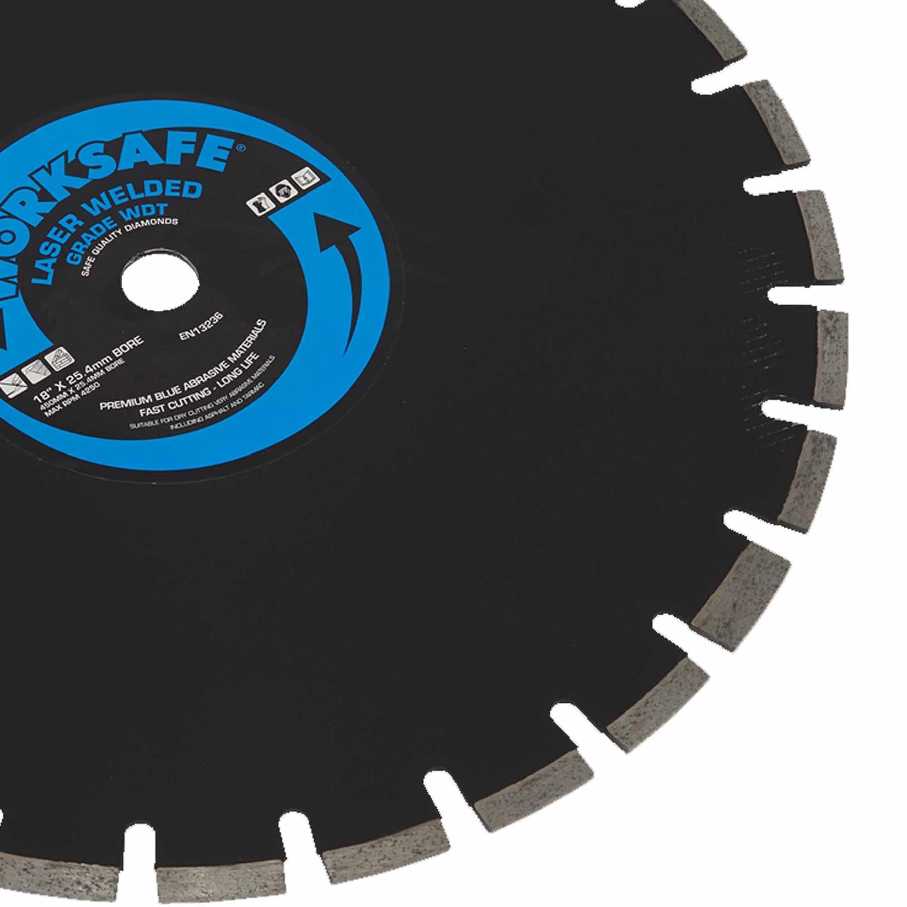 Sealey Asphalt/Tarmac Diamond Blade Ø450 x 25mm
