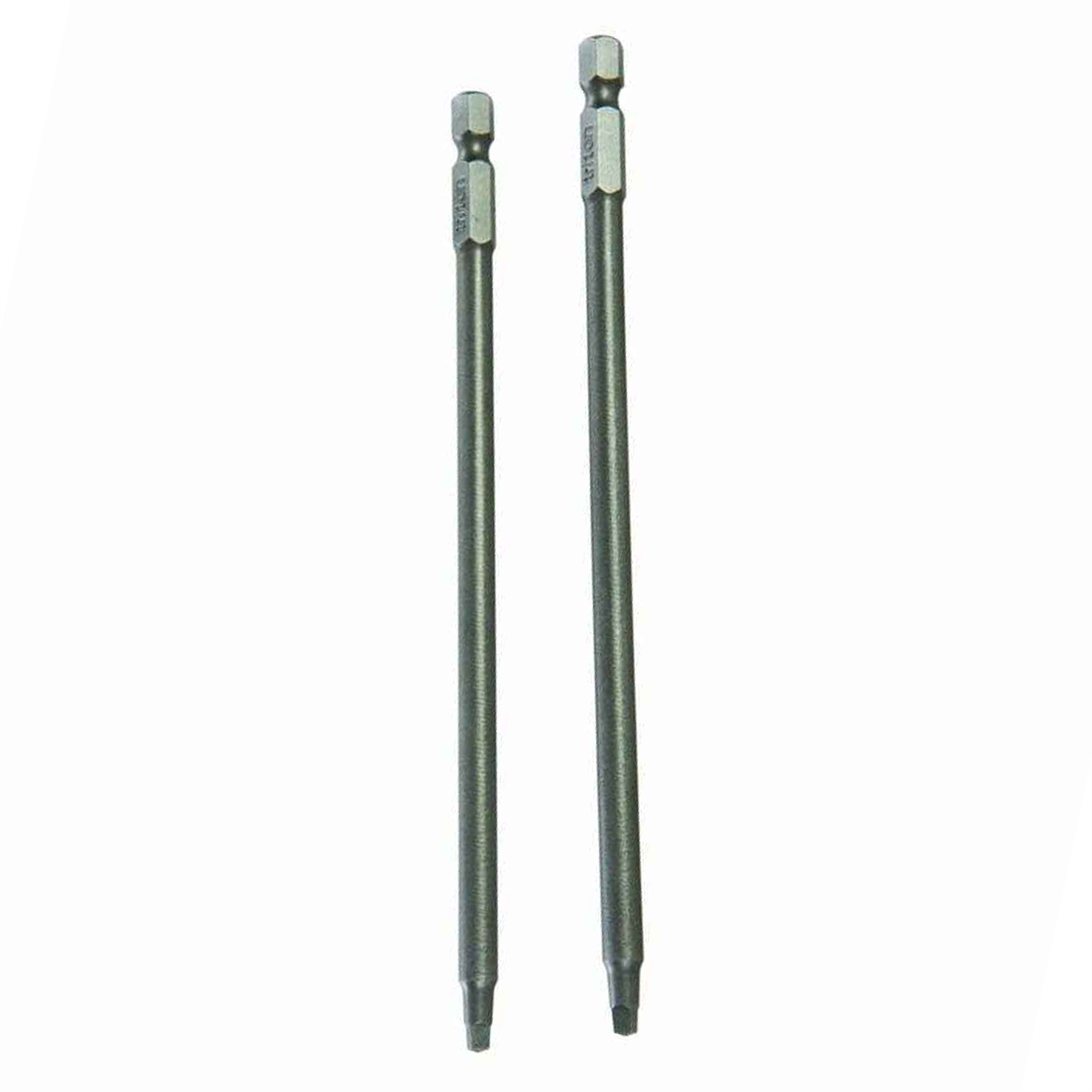 2PK Quick-Change Square Driver Set 152mm / 6" Magnetic Tips Hex Key