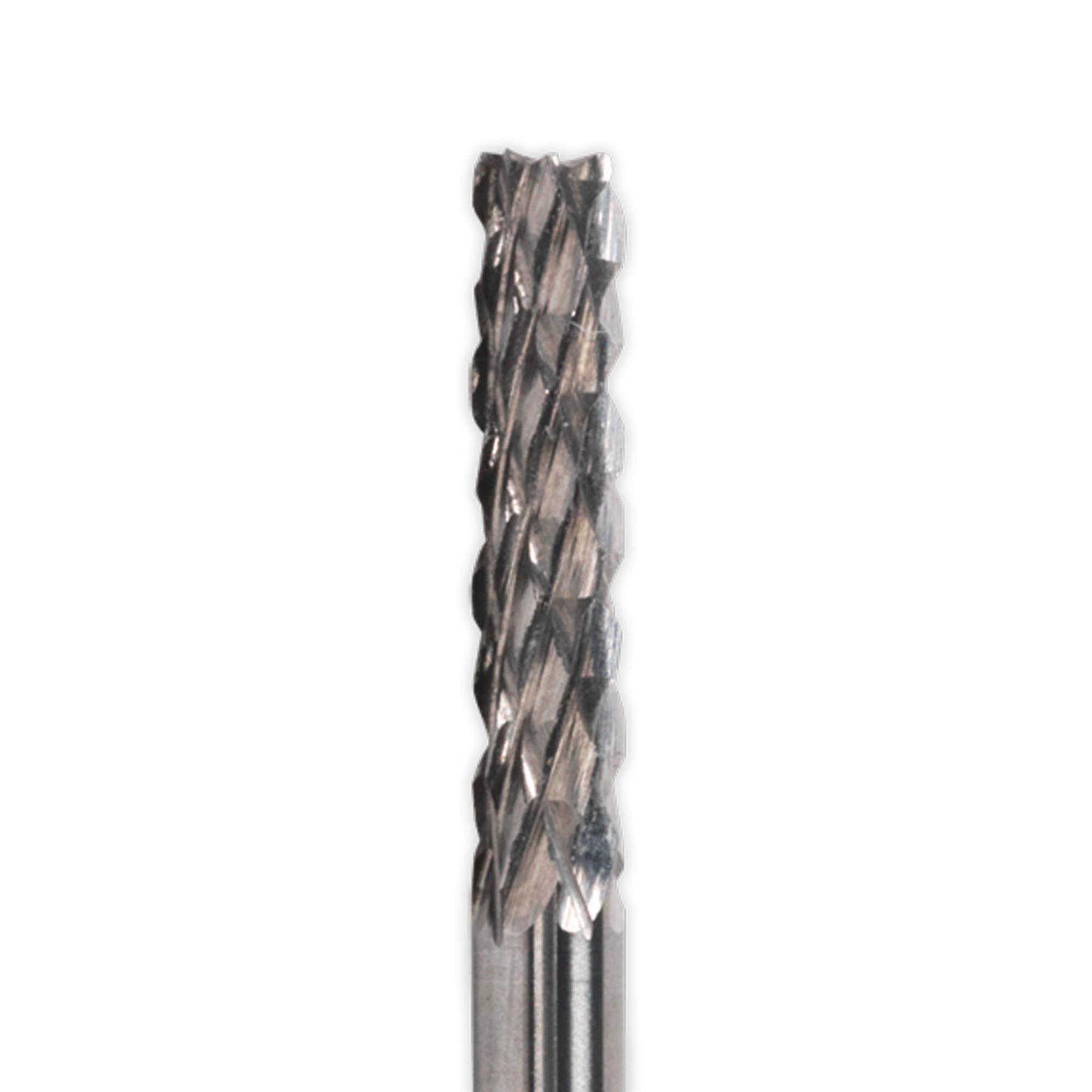 Sealey Micro Carbide Burr Cylinder with End Cutter 3mm Pack of 3