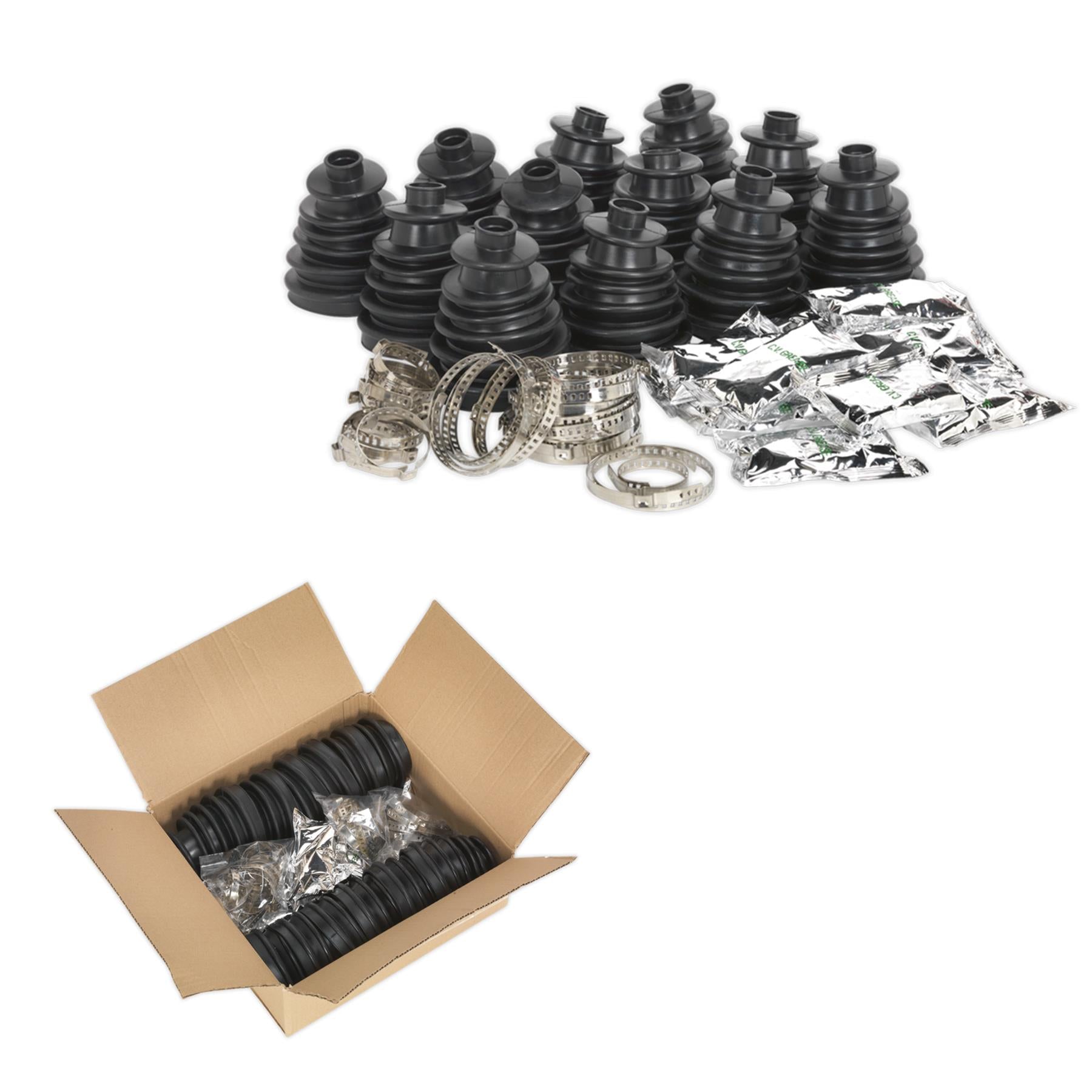 Sealey CV9612 Universal Stretch CVJ Boot Ø56-116mm (Pack of 12 x CV96)