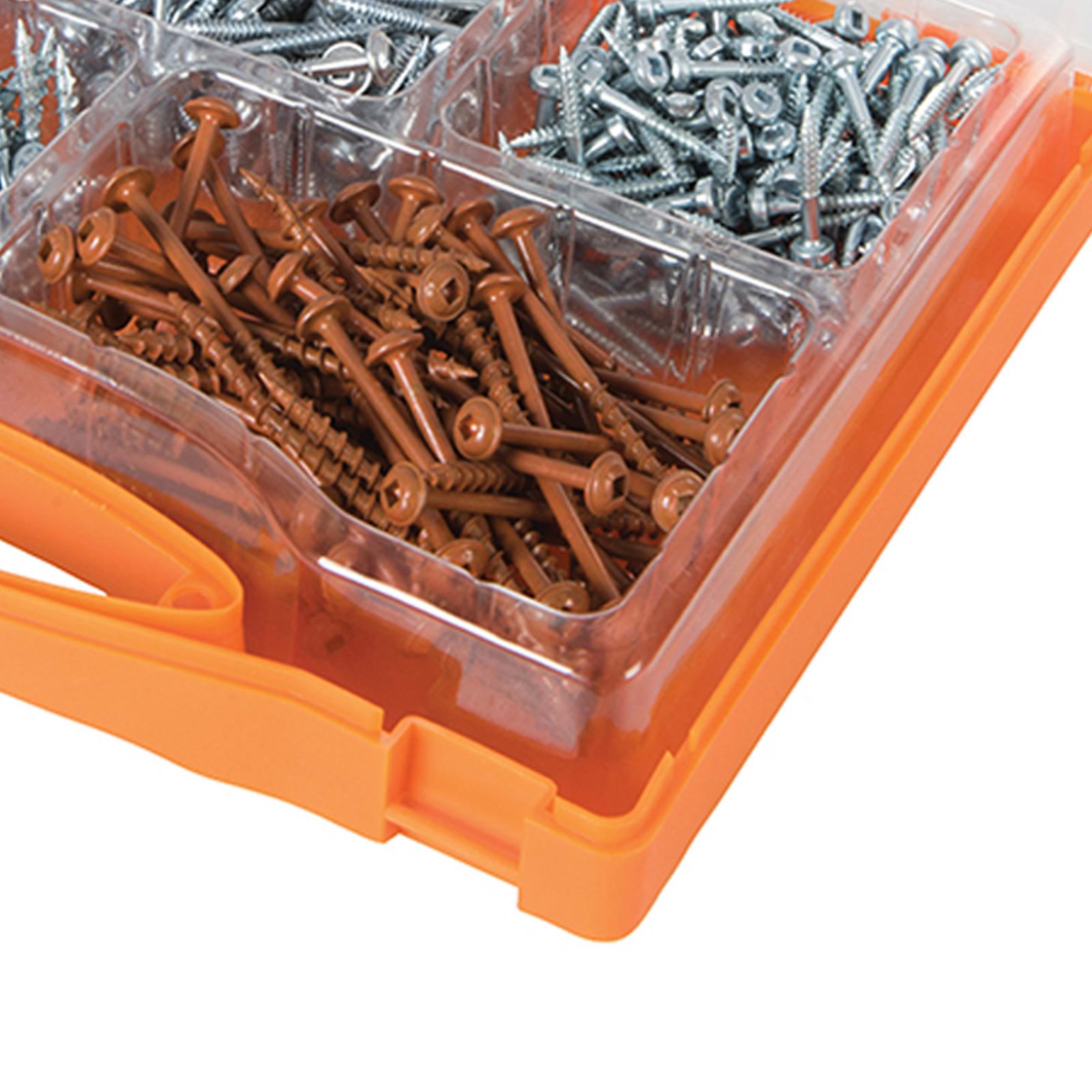 Pocket Hole Screw Kit 675Pc Five Most Popular Self Tapping Screws SK03