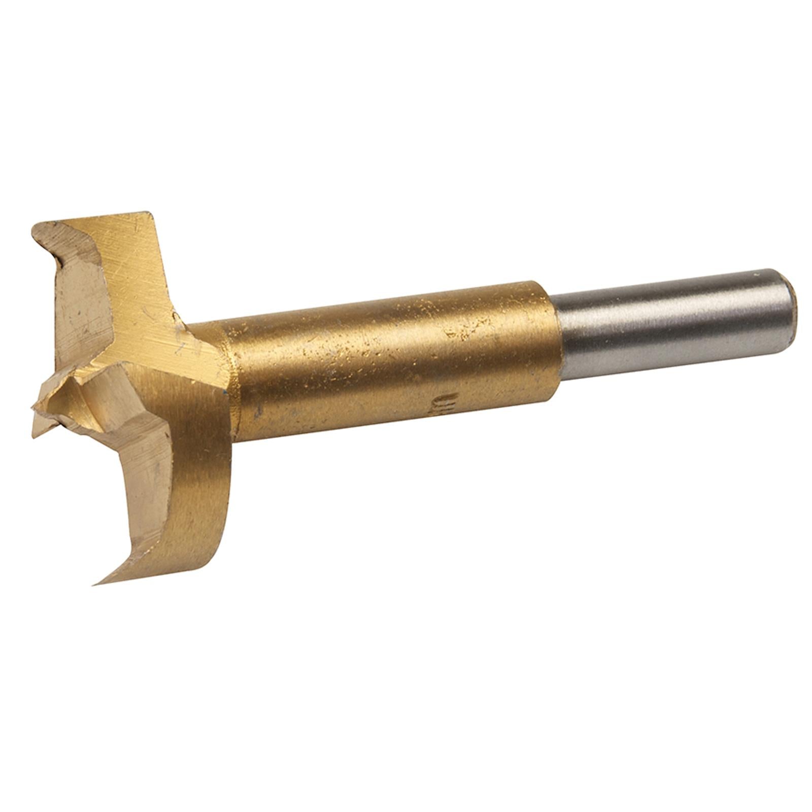 Forstner Drill Bits Hinge Cutter Borning Hole Titanium Coated Drillng Wood 40mm