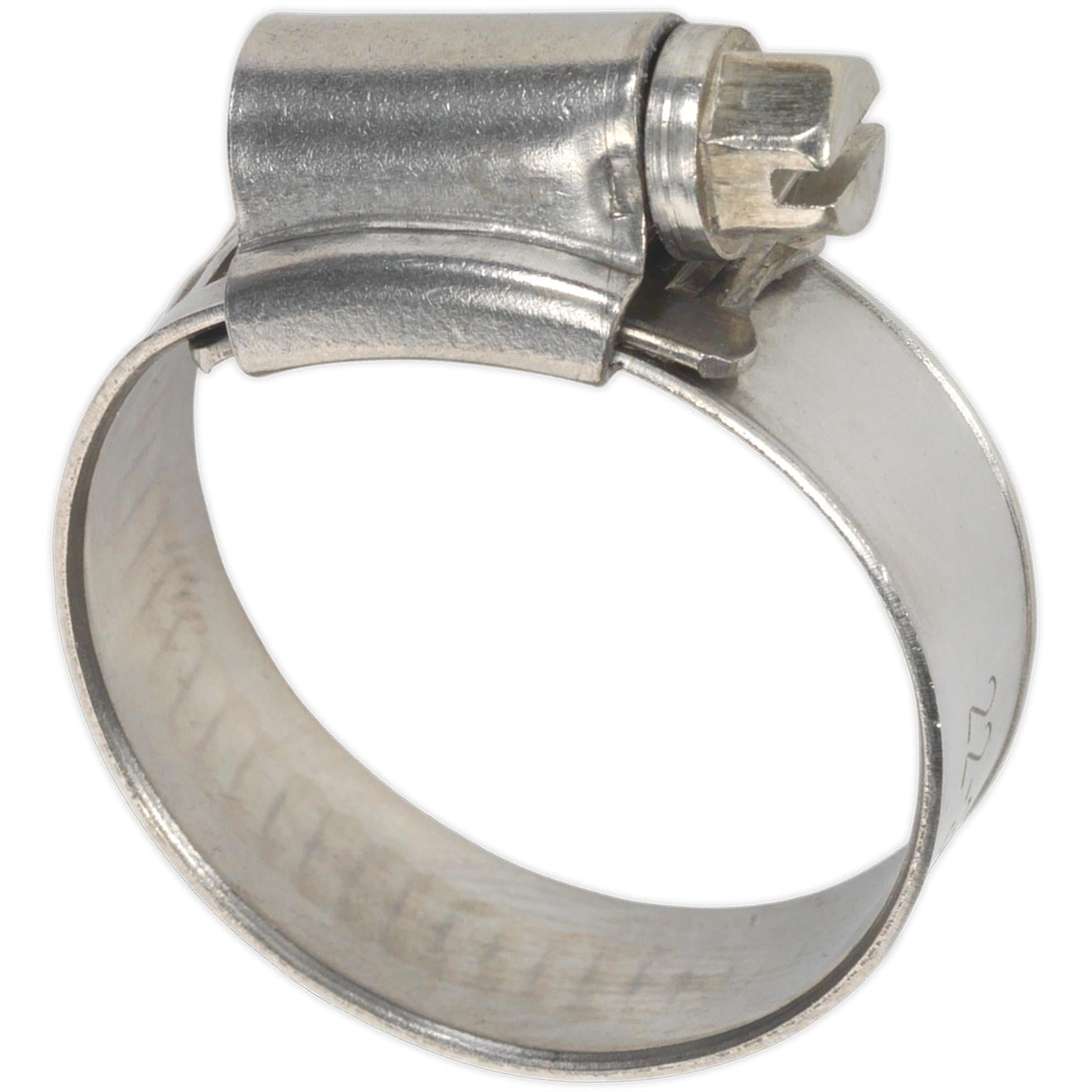 Sealey Hose Clip Stainless Steel 22-32mm Pack of 10