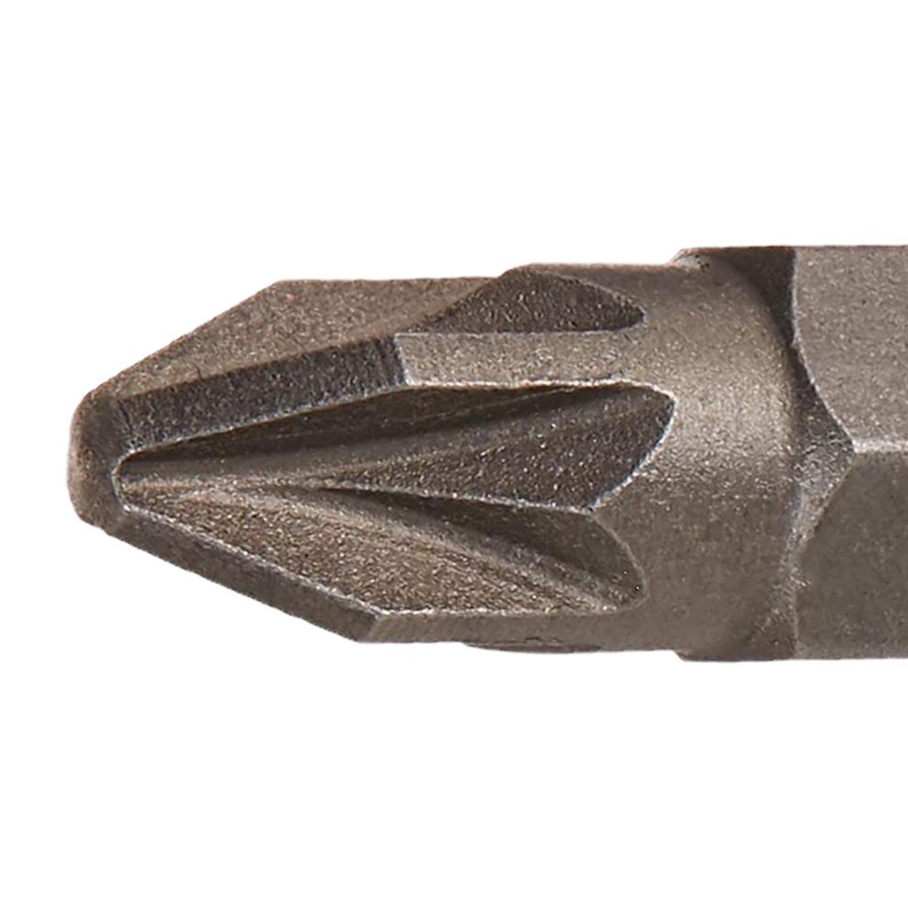 Pozidriv PZ2 Screwdriver Bits CRV Chrome Vanadium Steel 1/4" Hex Drive 1Pc
